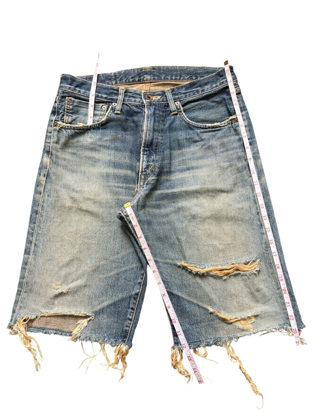 Edwin Japanese Edwin 505X Selvedge Rusty Wash Distressed Jeans Size US 31 - 7 Thumbnail