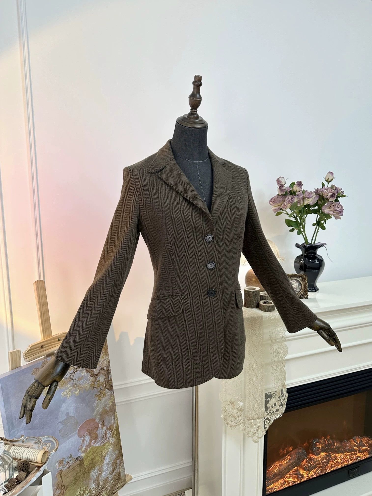 Loro Piana Loro Piana casual cashmere safari blazer brown S Size S / US 4 / IT 40 - 8 Thumbnail