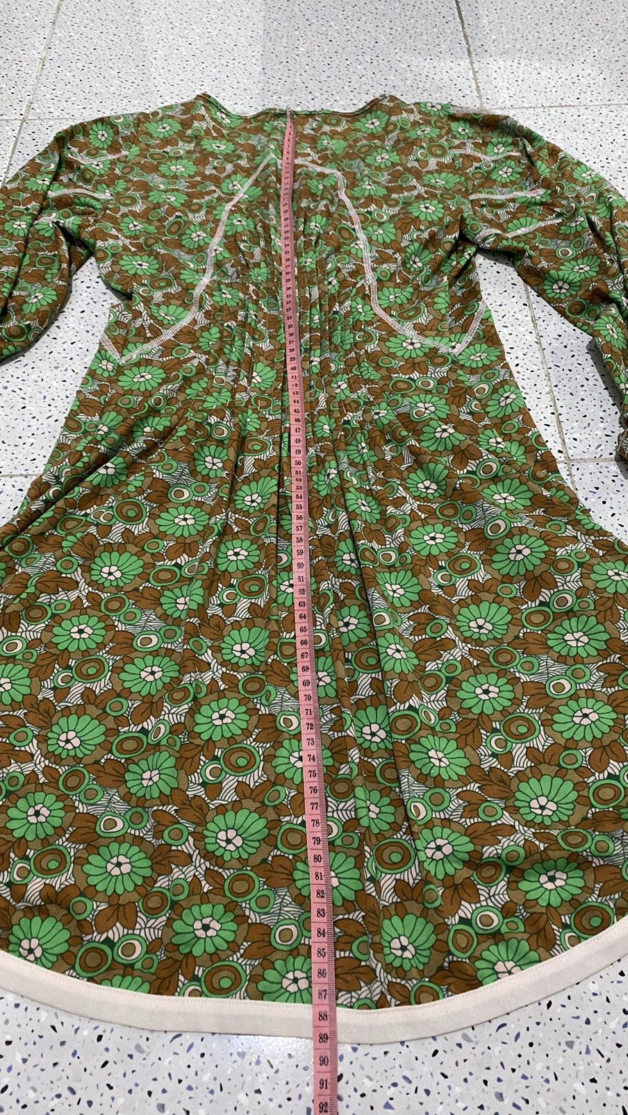 Issey Miyake Issey Miyake Zucca Flower Midi Dress Size M / US 6-8 / IT 42-44 - 17 Thumbnail