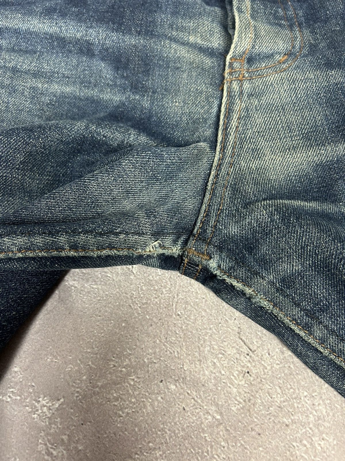 The Unbranded Brand × Vintage The Unbranded Brand UB201 14.5oz Selvedge Faded Jeans Size US 30 / EU 46 - 4 Thumbnail