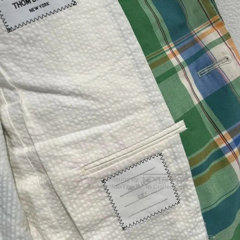 Thom Browne Thom Browne Multicolor Long Sleeve Coat . Size US M / EU 48-50 / 2 - 6 Thumbnail