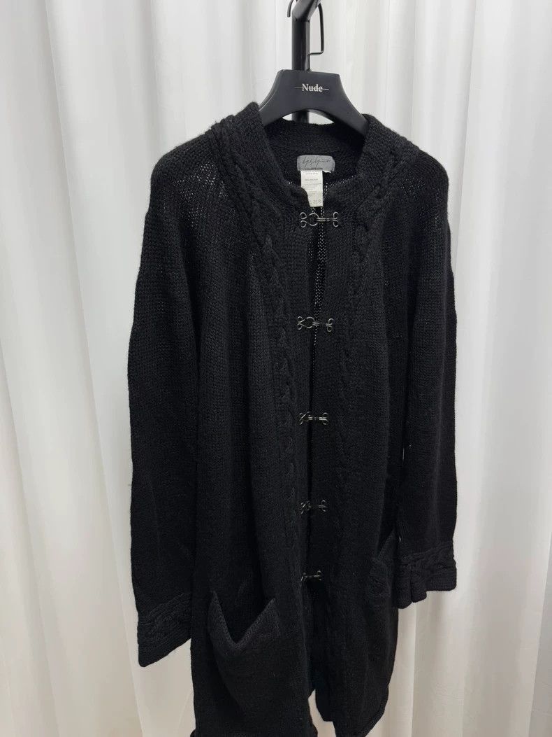 Yohji Yamamoto Yohji Yamamoto Yohji Yamamoto Pour Homme Sweater Coat Size US M / EU 48-50 / 2 - 2 Thumbnail