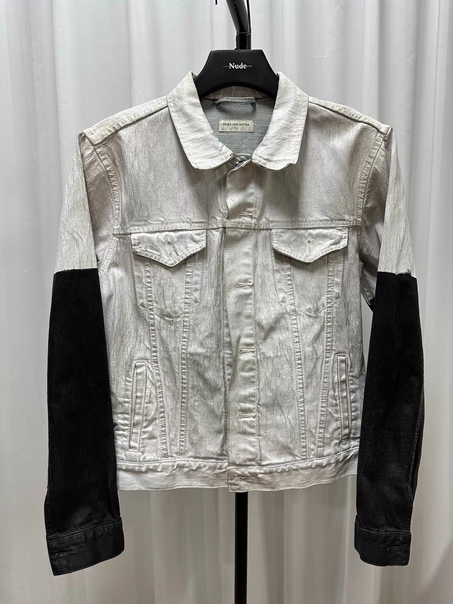 Dries Van Noten Dries Van Noten Waxed Denim Jacket L Size US L / EU 52-54 / 3 - 1 Thumbnail