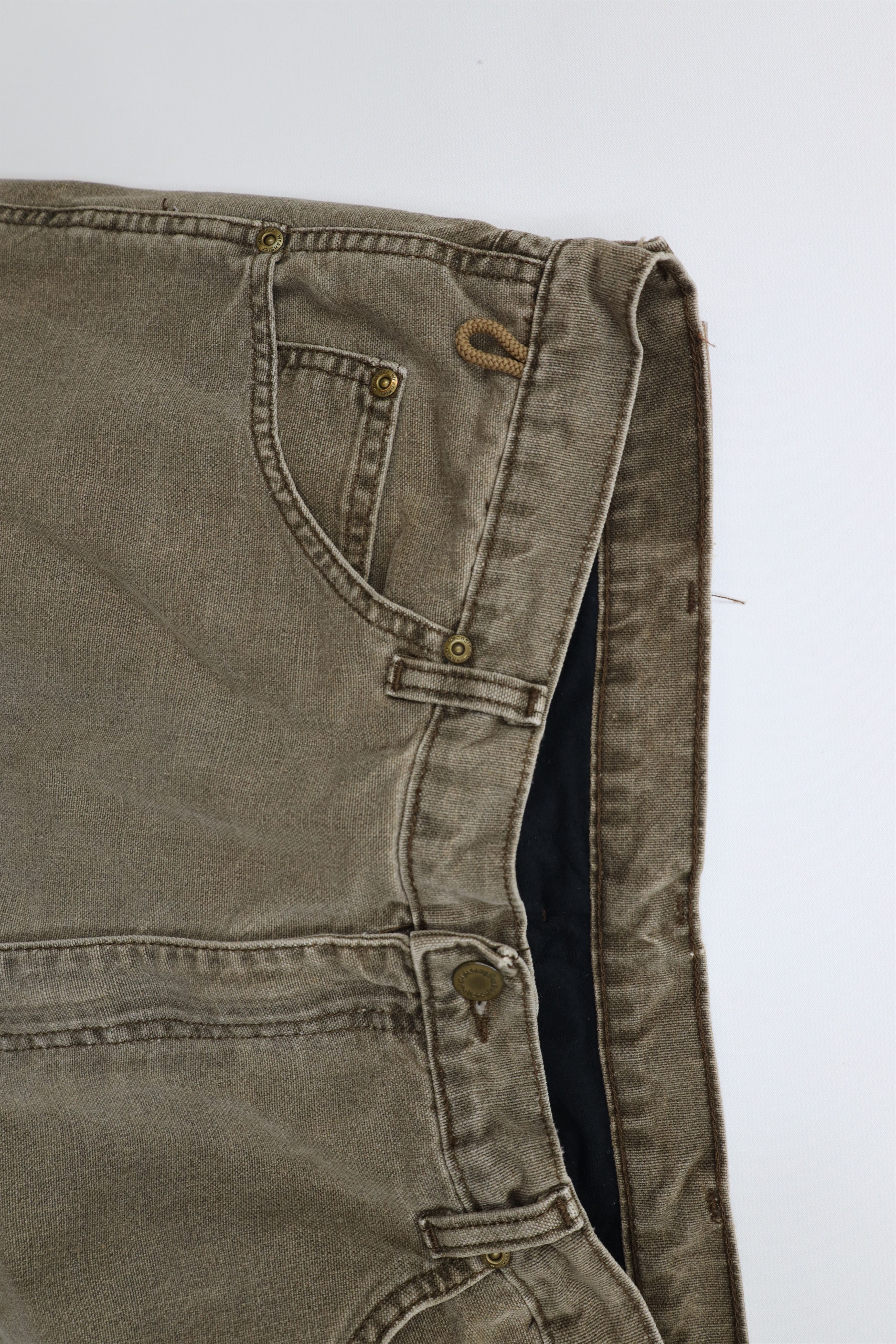 Wrangler Vintage 90s Wrangler Quilted Fleece Lined Straight Leg Jeans Size US 34 / EU 50 - 7 Thumbnail
