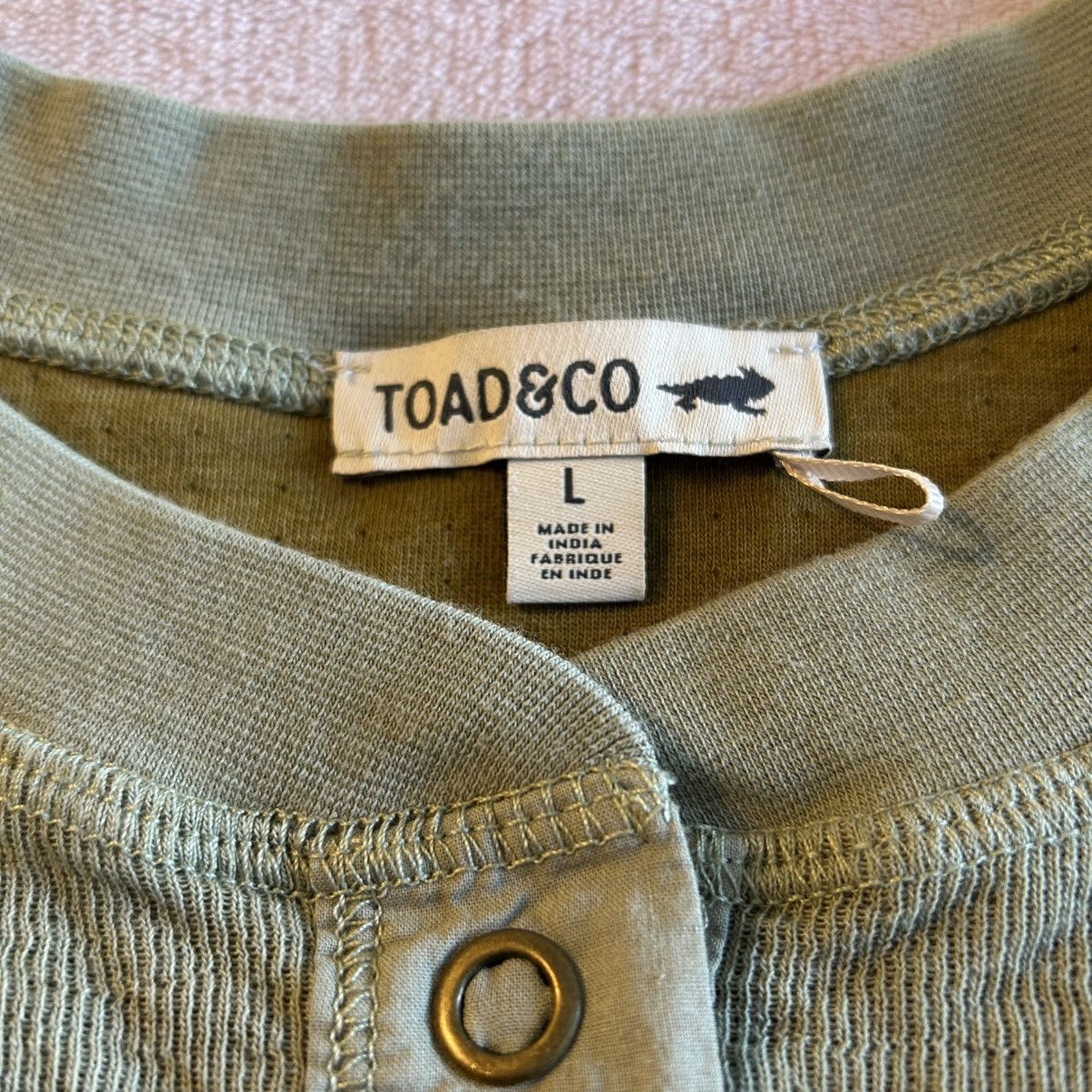 Toad&Co Toad&Co Nord Reversible long sleeve Henley green/mustard L Size L / US 10 / IT 46 - 7 Thumbnail