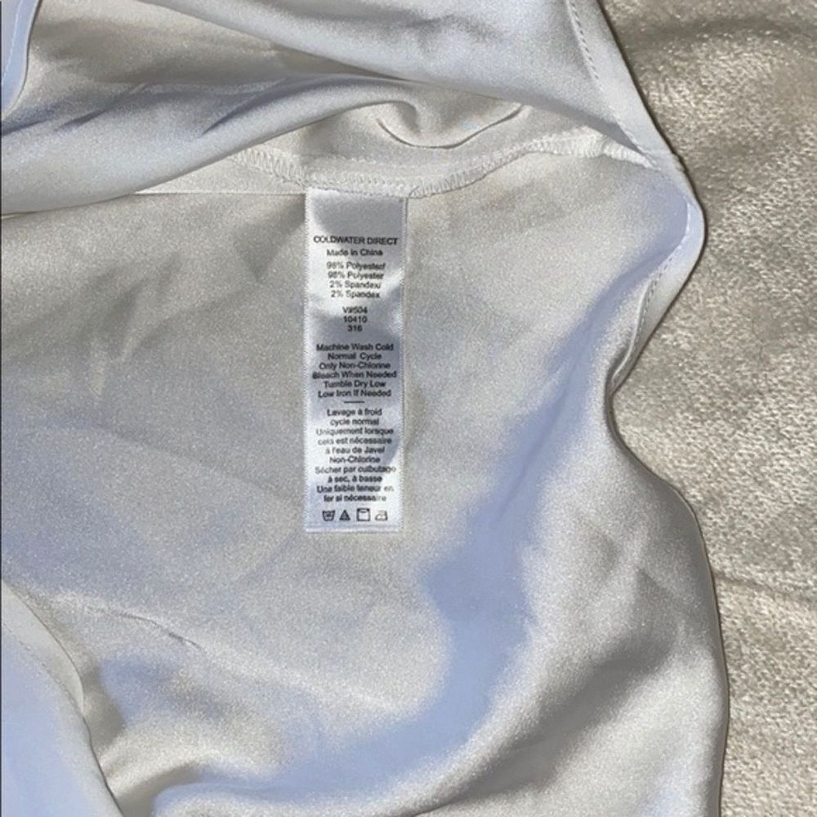 Coldwater Creek Coldwater Creek White Sheer Layered Blouse | Sz M Size M / US 6-8 / IT 42-44 - 5 Thumbnail