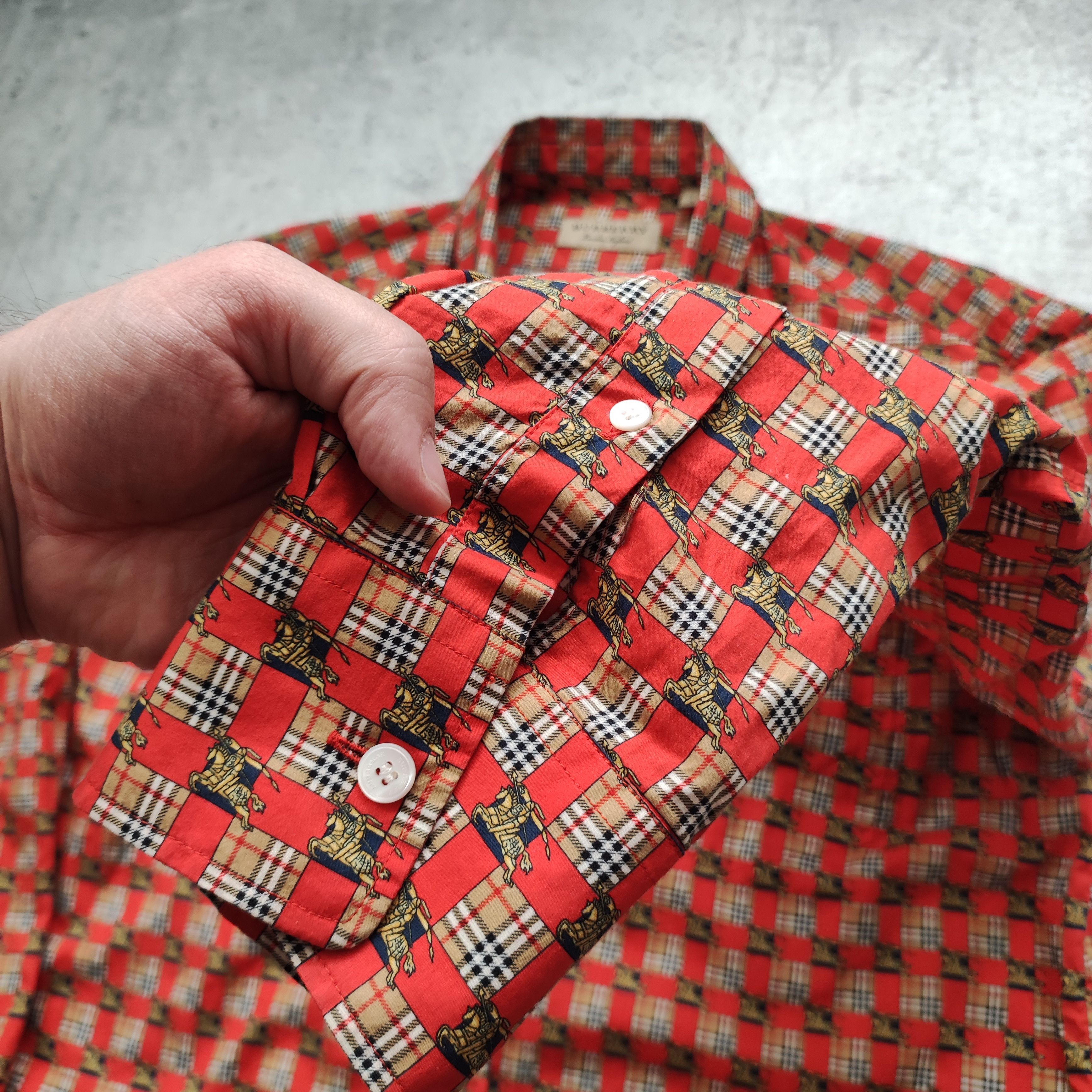 Burberry Burberry London x Christopher Bailey Check Nova Logo Shirt Size US L / EU 52-54 / 3 - 6 Thumbnail