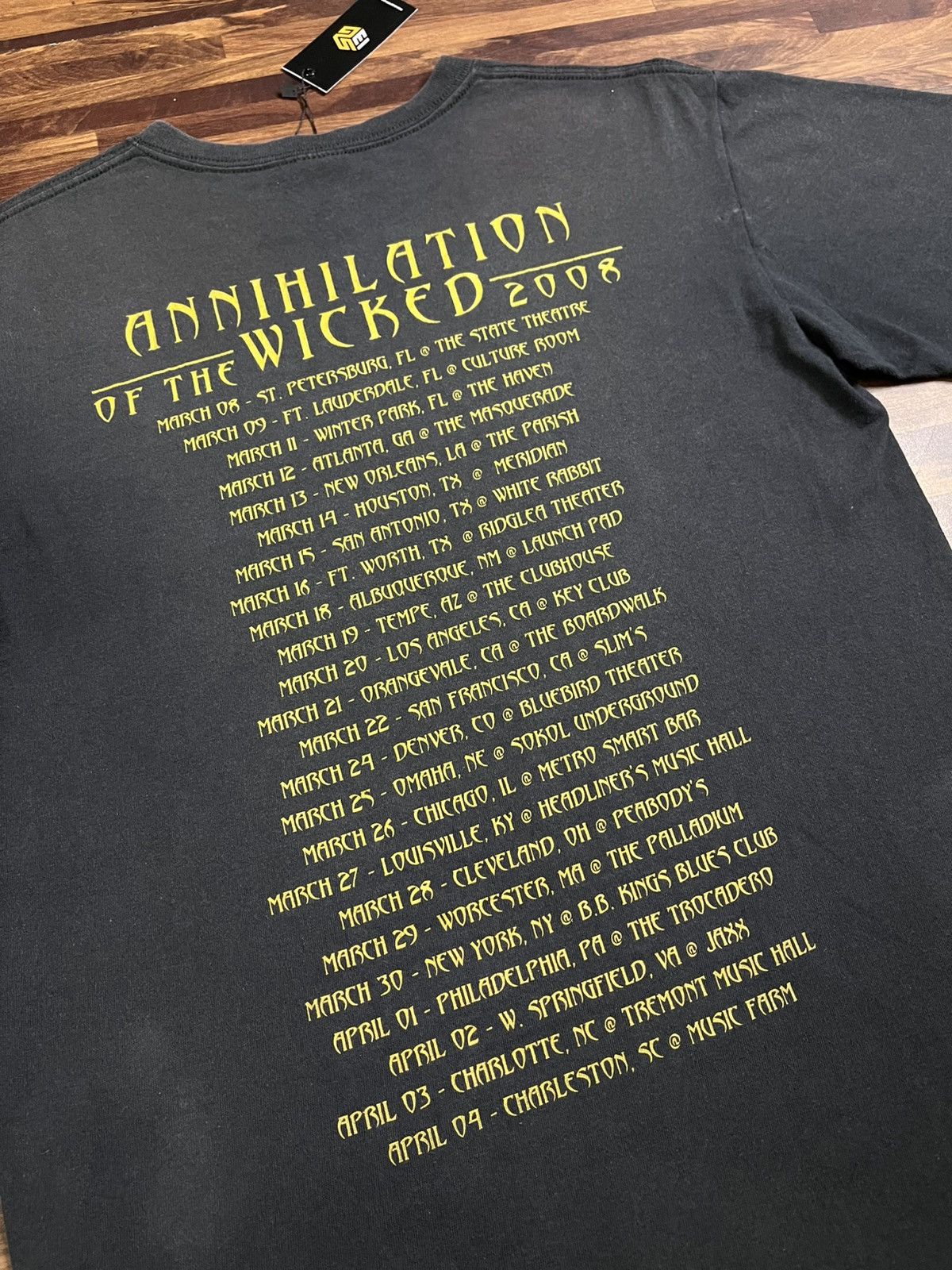 Band Tees Nile - Annihilation Of The Wicked T-Shirt NEU & OFFICIAL! Size US M / EU 48-50 / 2 - 7 Thumbnail