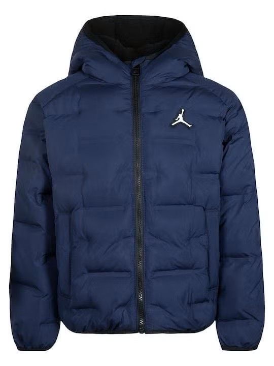 Nike Nike x Jordan Welded Puffer Jacket - Navy Blue Size US XL / EU 56 / 4 - 1 Thumbnail