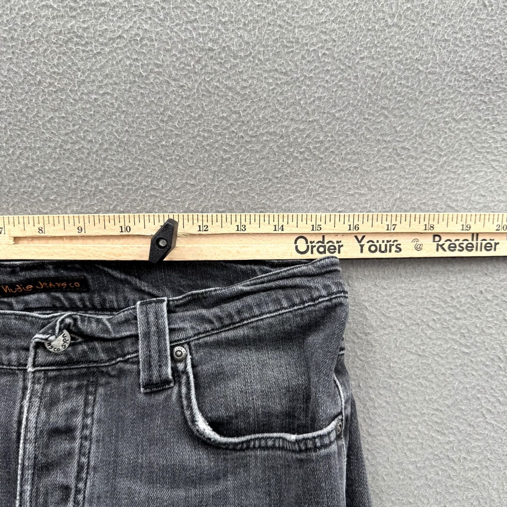 Nudie Jeans Nudie Jeans Co Grim Tim Jeans Mens 33x32 Gray Slim Straight Casual Pants Size US 33 - 5 Thumbnail