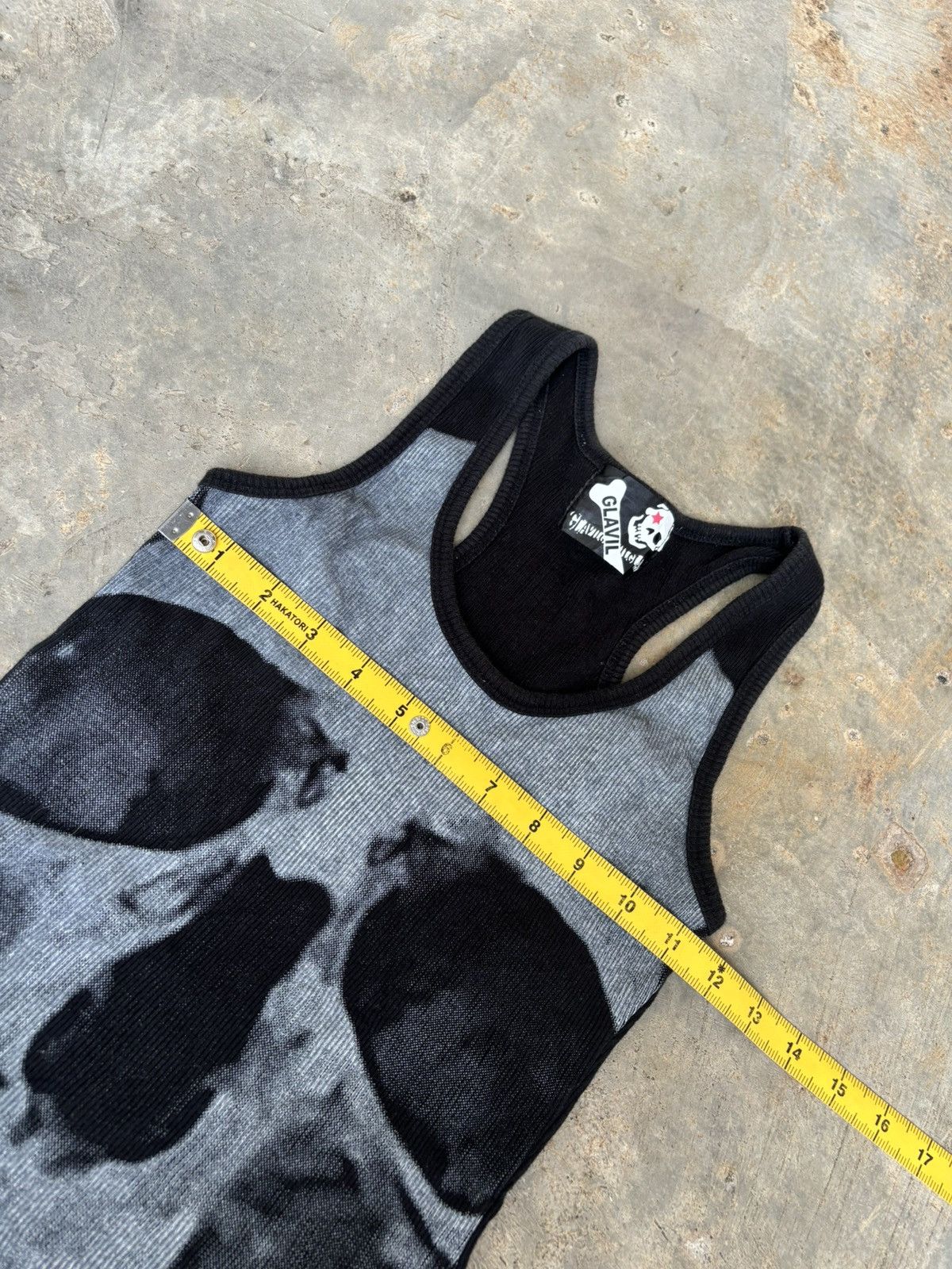 Hysteric Glamour × If Six Was Nine × Japanese Brand Y2k Poem Skull Glavil Ifsixwasnine Punk style Tank top Size M / US 6-8 / IT 42-44 - 9 Thumbnail