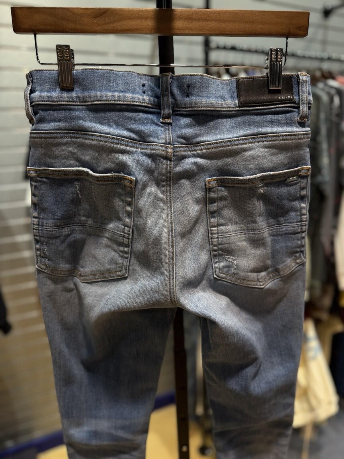 Amiri Size 30 - Amiri Blue MX1 Patch Jeans 100% Authentic Size US 30 / EU 46 - 11 Thumbnail