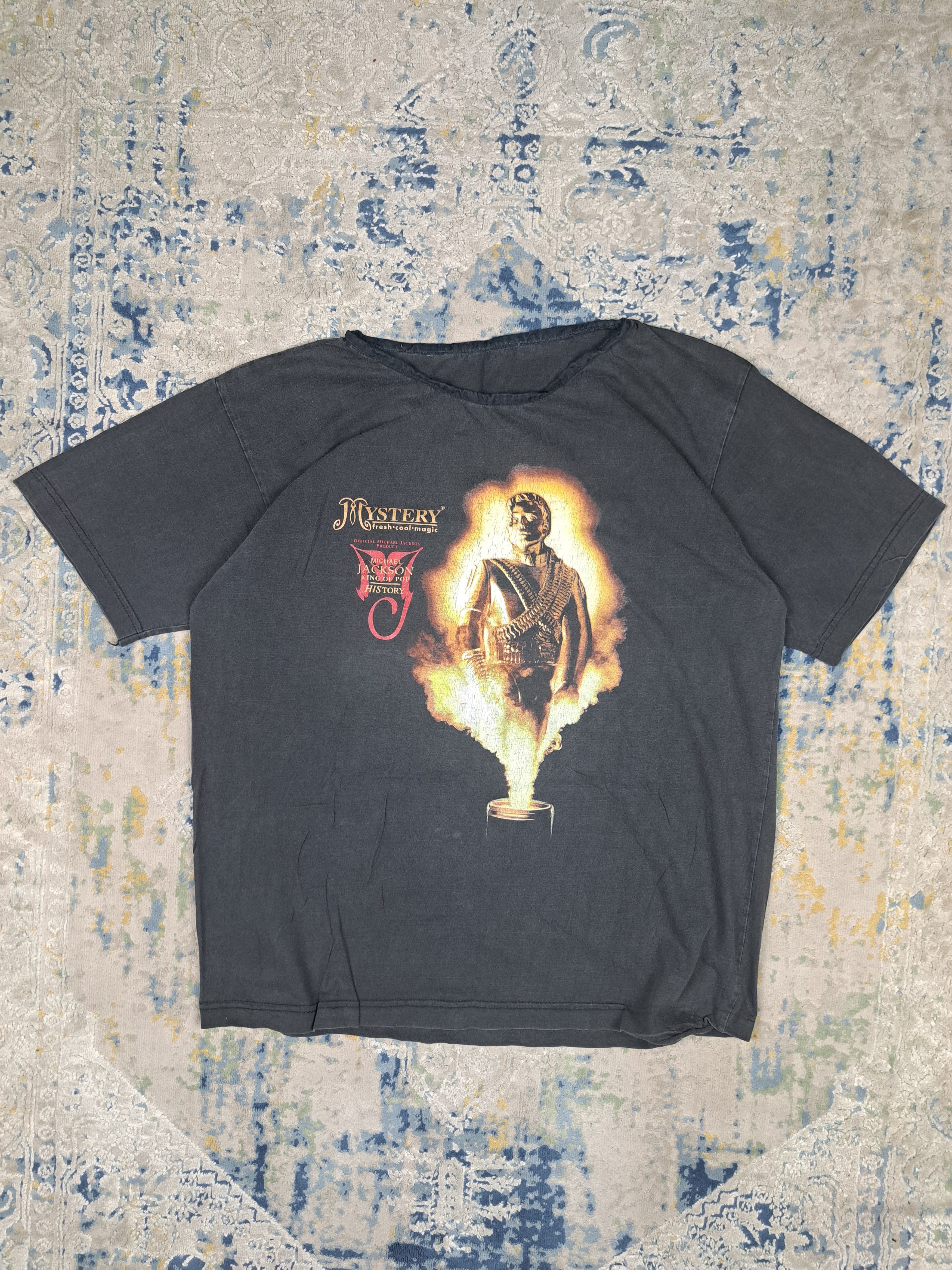 Band Tees Vintage 90s Michael Jackson Mystery Fresh Cool Magic Tee Size US L / EU 52-54 / 3 - 1 Thumbnail