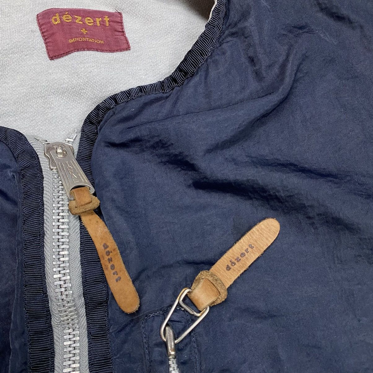 Dezert Rare Vintage Dezert + Collarless Bomber Jacket Boxy Fit Size US L / EU 52-54 / 3 - 7 Thumbnail
