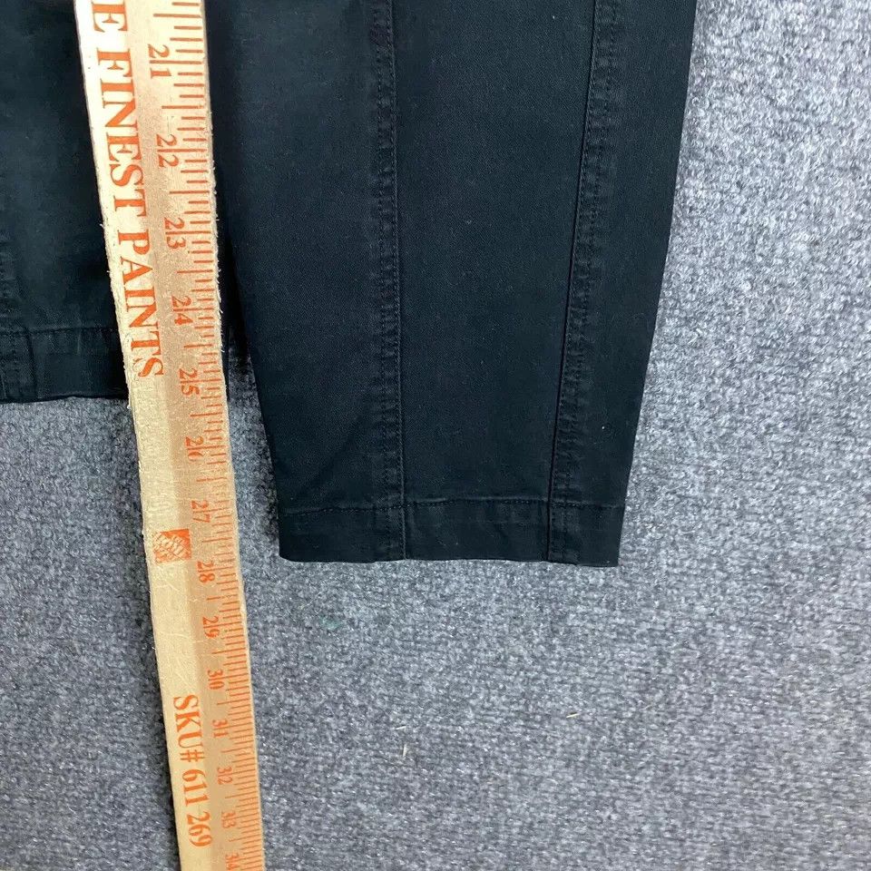 A.L.C. ALC Pants Women’s Size 6 Black Skinny Leg Lace Up Front Size 28" / US 6 / IT 42 - 6 Thumbnail