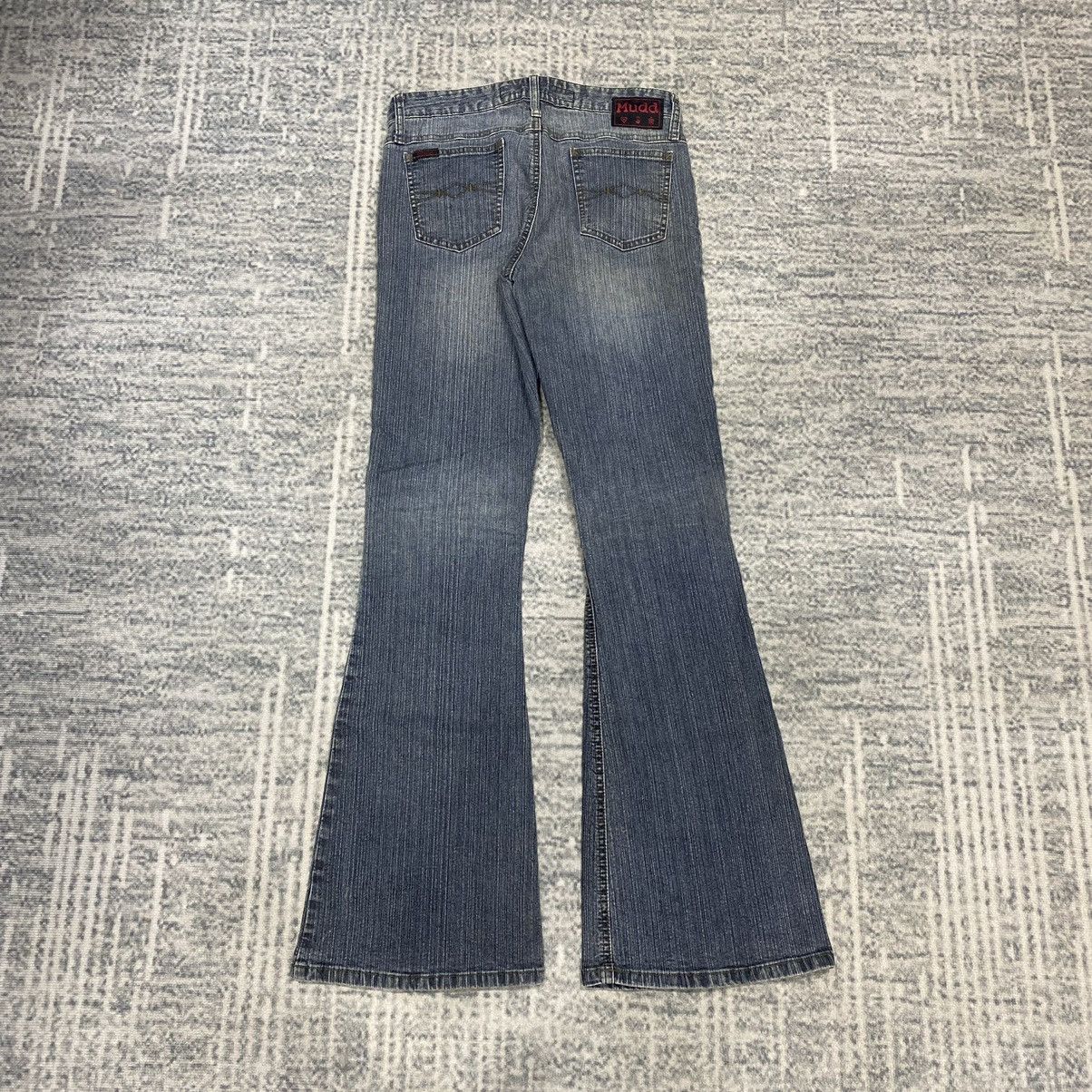Hysteric Glamour × Japanese Brand × Le Grande Bleu (L.G.B.) Flare☠️ Mudd Japan Washed Jeans 90s Punk Cowboy Size US 28 / EU 44 - 3 Thumbnail