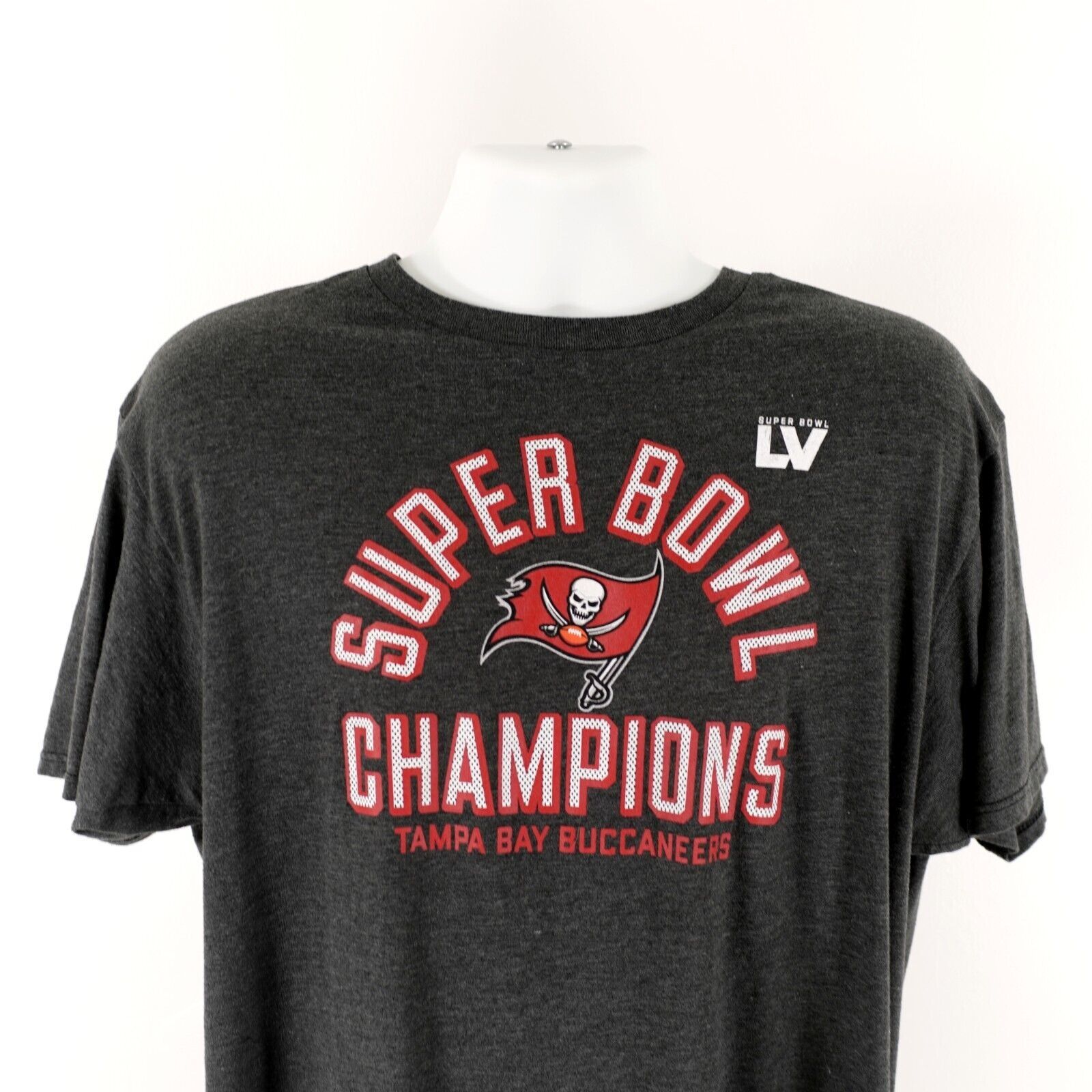 NFL NFL Optima Gray Buccaneers Super Bowl Champions LV XL T-Shir Size US XL / EU 56 / 4 - 1 Thumbnail