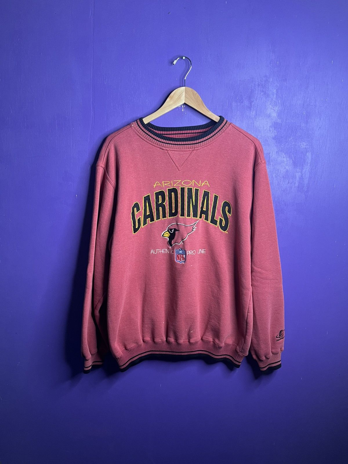 Logo Athletic × NFL × Vintage Vintage logo athletic Arizona cardinals faded crewneck Size US XL / EU 56 / 4 - 1 Thumbnail