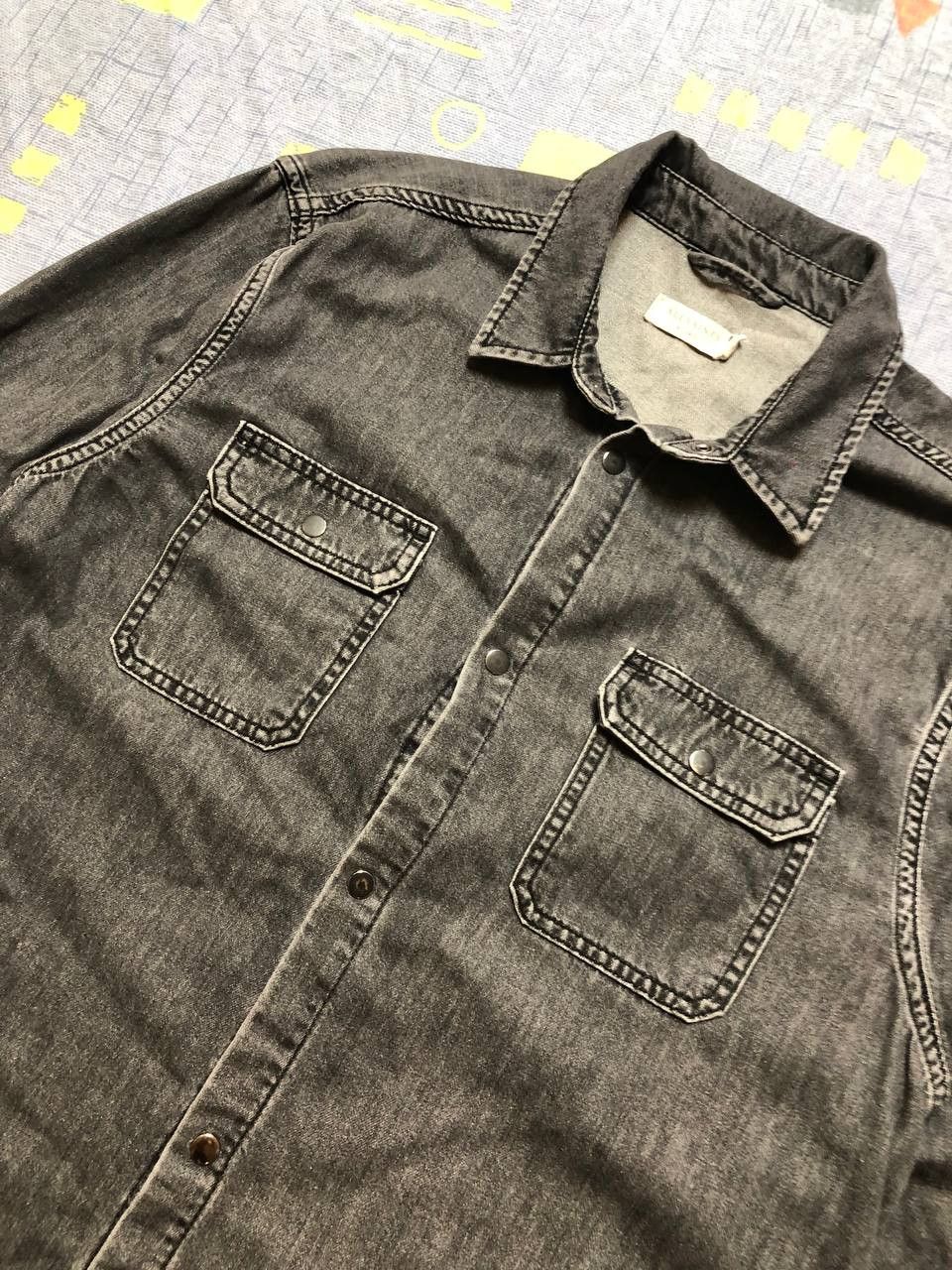 Allsaints vintage denim shirts Allsaints Streetwear Y2K Size US XL / EU 56 / 4 - 5 Thumbnail