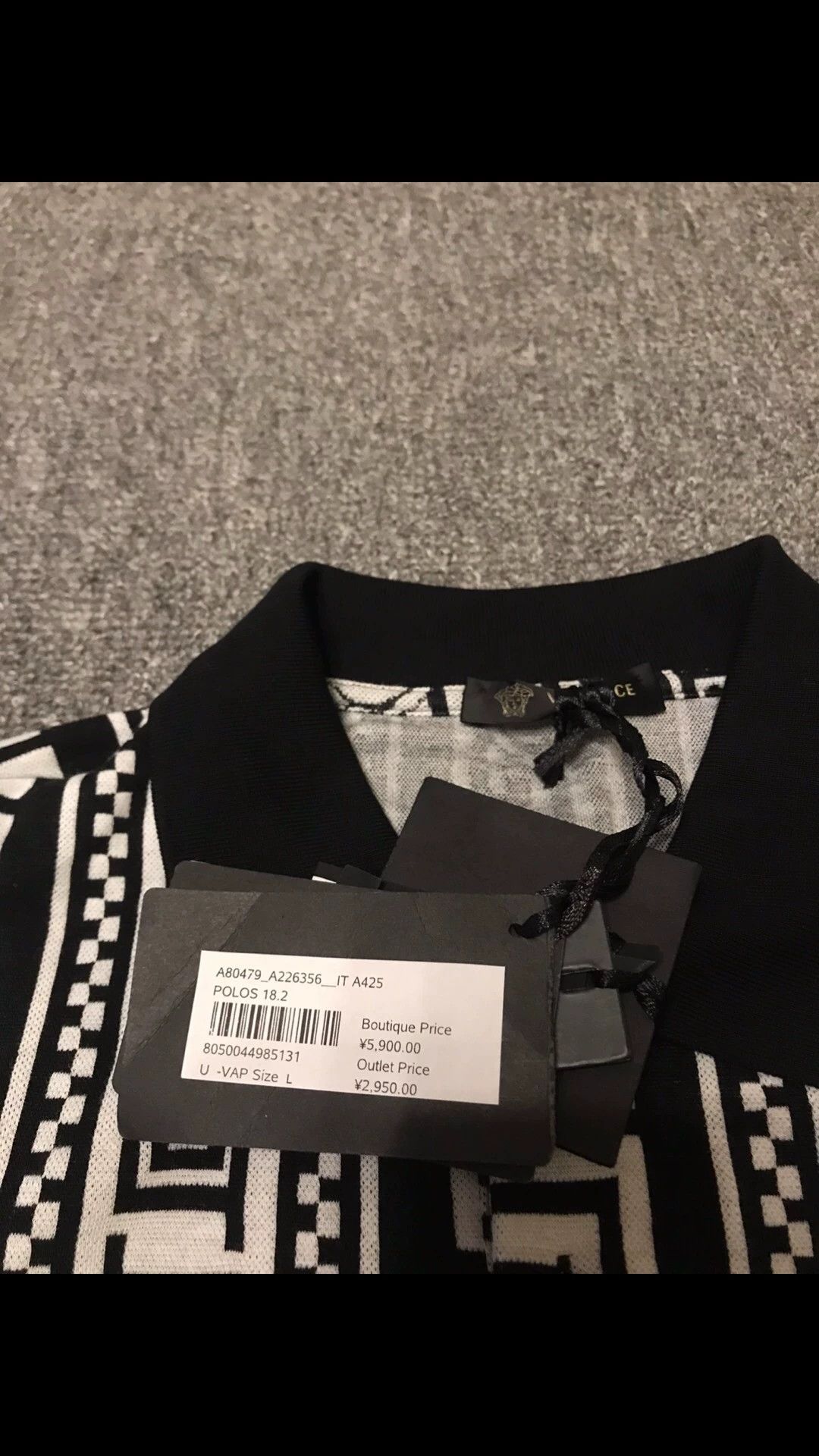 Versace Versace short sleeve Polo Medusa head L Size US L / EU 52-54 / 3 - 5 Thumbnail