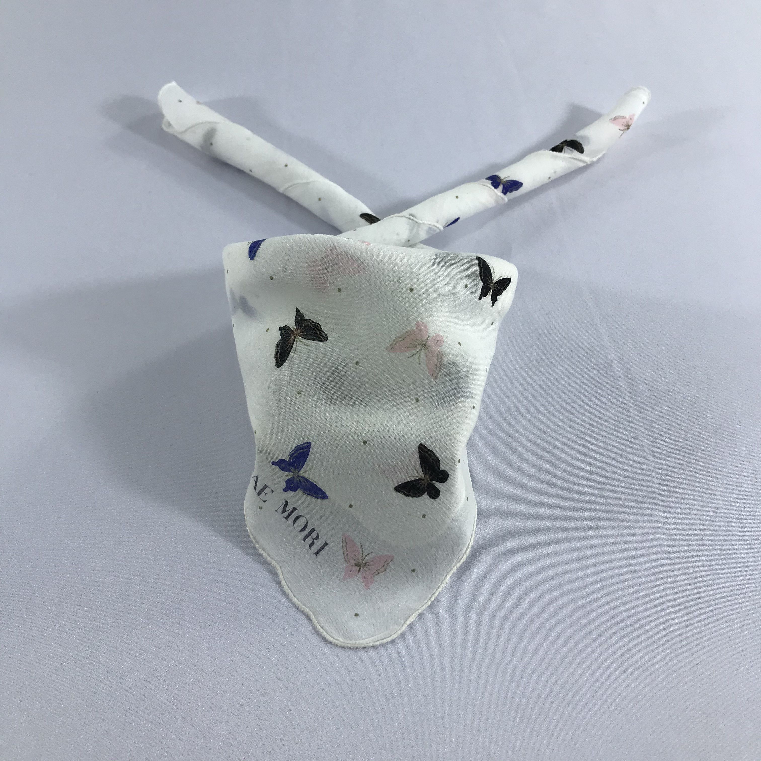 Hanae Mori Hanae Mori Handkerchief Neckerchief Bandana H1104 Size ONE SIZE - 1 Thumbnail