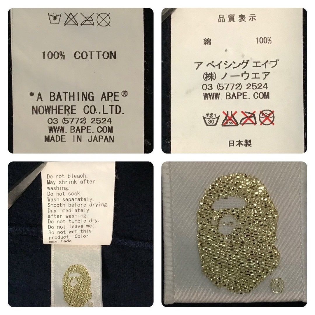 Bape BAPE Blue camo x navy crazy full zip hoodie a bathing ape Size US L / EU 52-54 / 3 - 6 Thumbnail