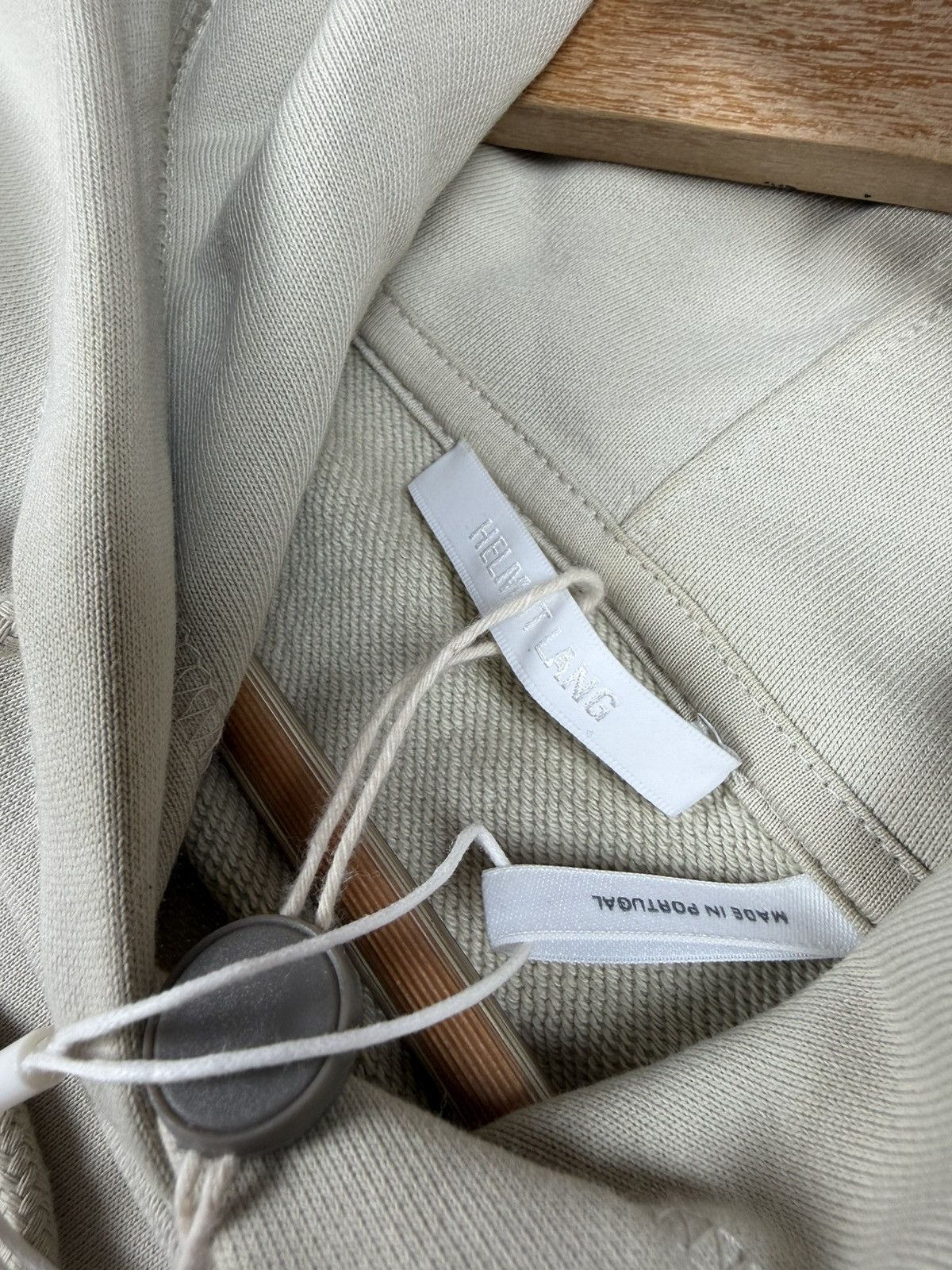 Helmut Lang HELMUT LANG Box Logo Hoodie Size L Size US L / EU 52-54 / 3 - 8 Thumbnail