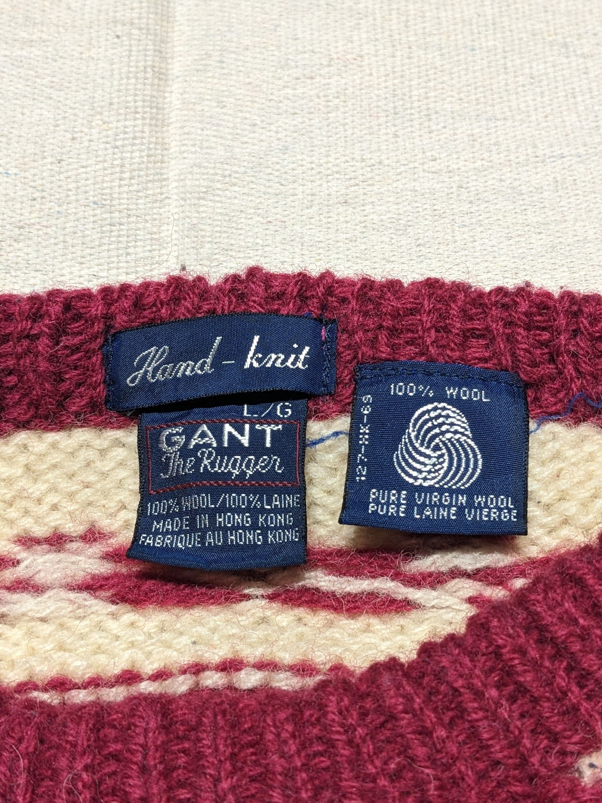 Gant Vintage Gant Hand knit Sweater men's M Size US M / EU 48-50 / 2 - 7 Thumbnail