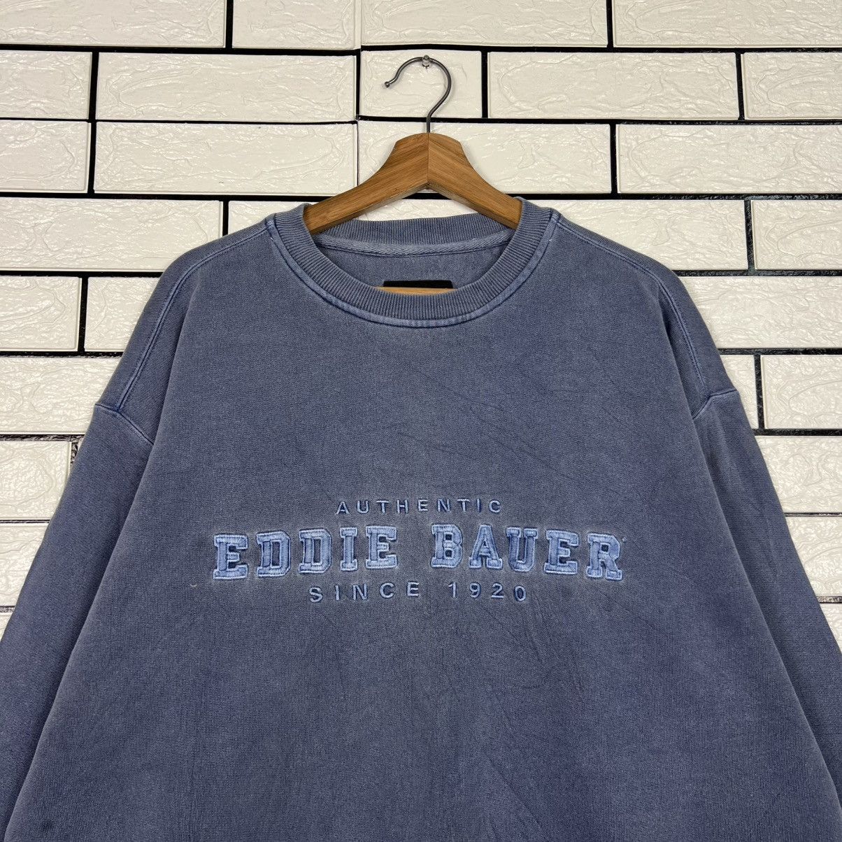 Eddie Bauer Vintage EDDIE BAUER Embroidery Big Logo Sweatshirt 4098-C186 Size US XXL / EU 58 / 5 - 2 Thumbnail