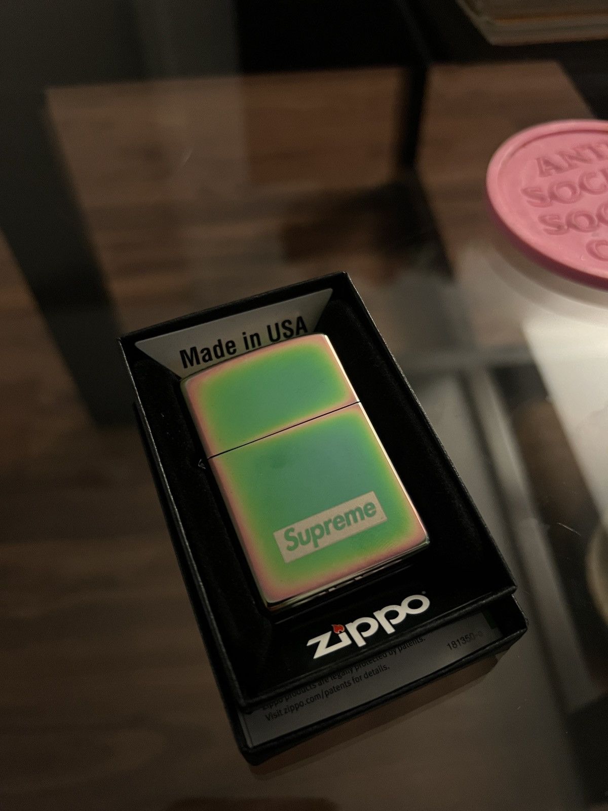 生活家電 Supreme Spectrum Iridescent Zippo ライター