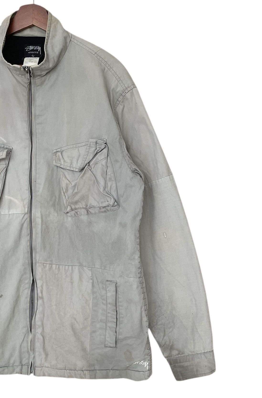 Stussy × Vintage Vintage Brand Stussy Work Wear Jacket 2000s Size US L / EU 52-54 / 3 - 4 Thumbnail