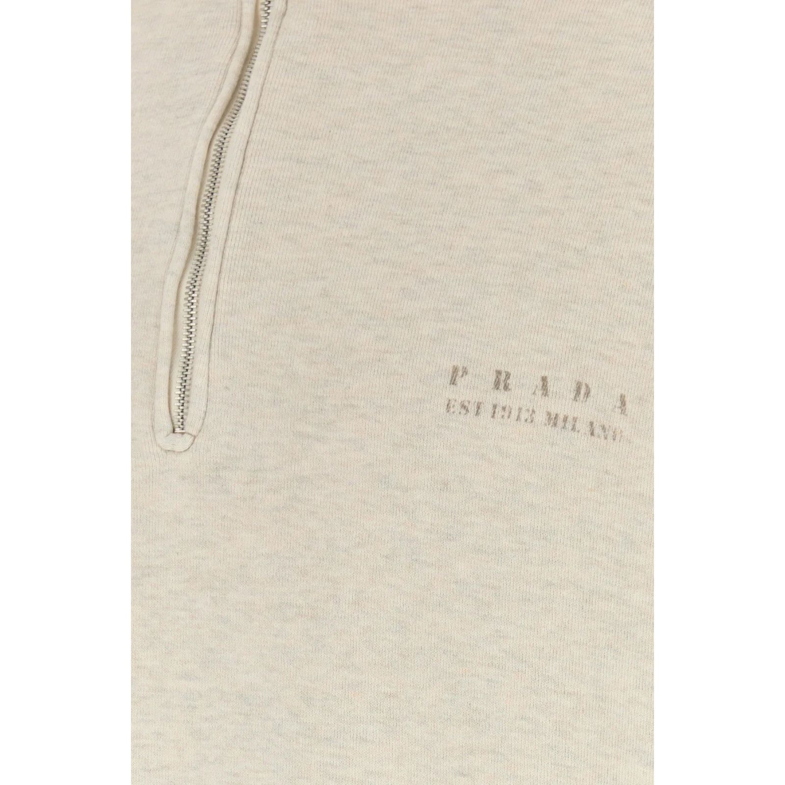 Prada PRADA Melange Sand Cotton Sweatshirt New & Authentic (Men's Size US S / EU 44-46 / 1 - 3 Thumbnail
