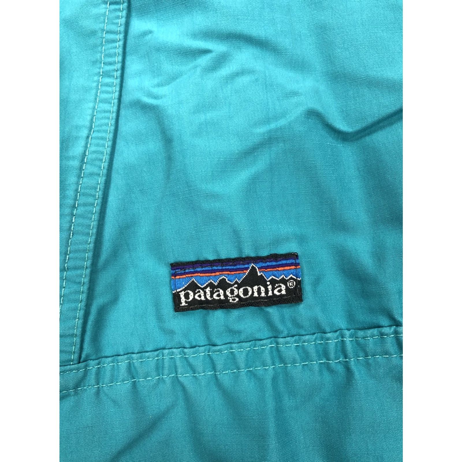 Patagonia VINTAGE Patagonia Anorak Jacket Mens M Teal Hooded Windbreaker USA 80s Outdoor Retro 90s Jacket Size US M / EU 48-50 / 2 - 3 Thumbnail