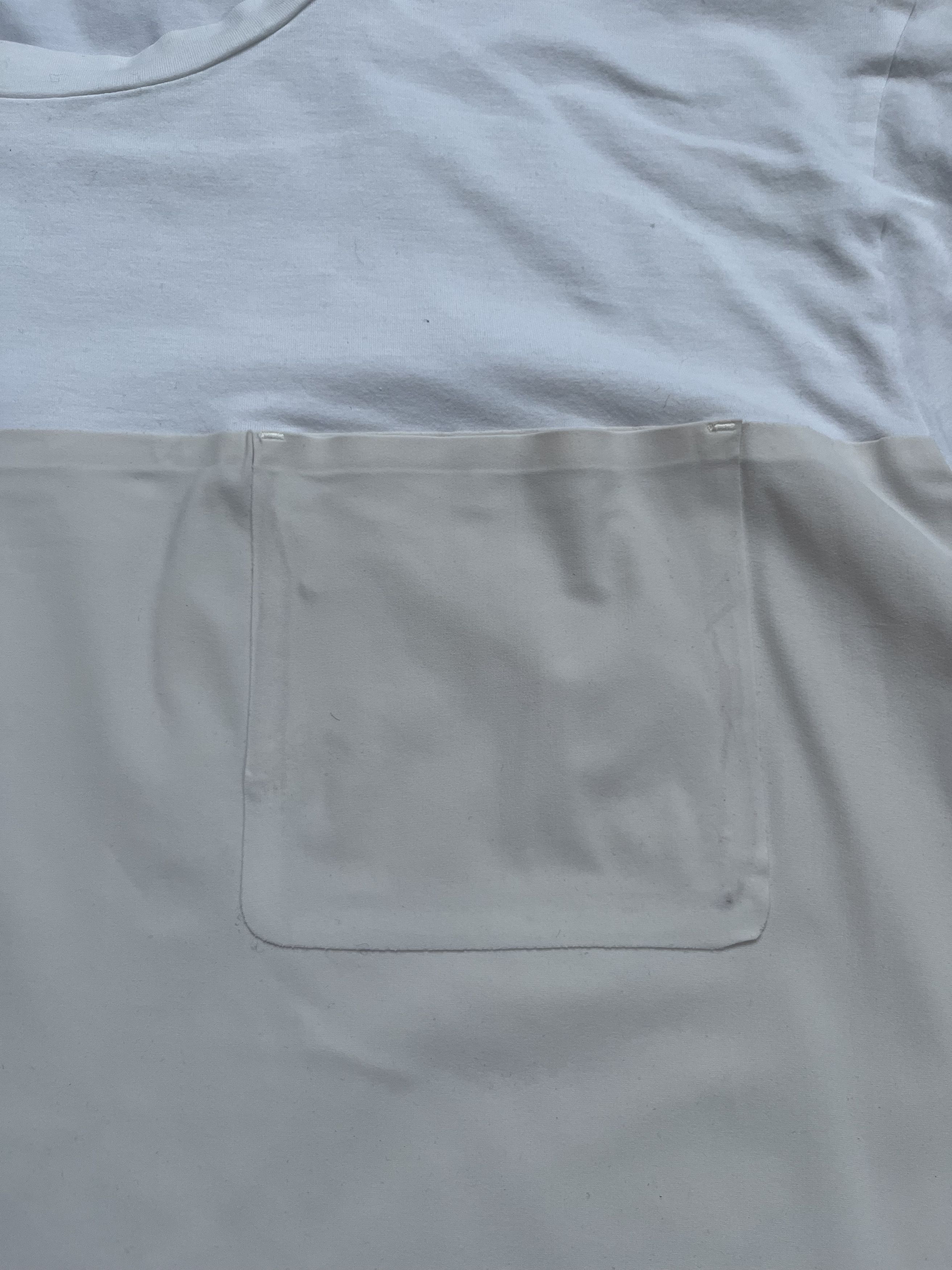 Herno HERNO White Beige Pocket T-Shirt Lightweight Crewneck L Size US L / EU 52-54 / 3 - 2 Thumbnail