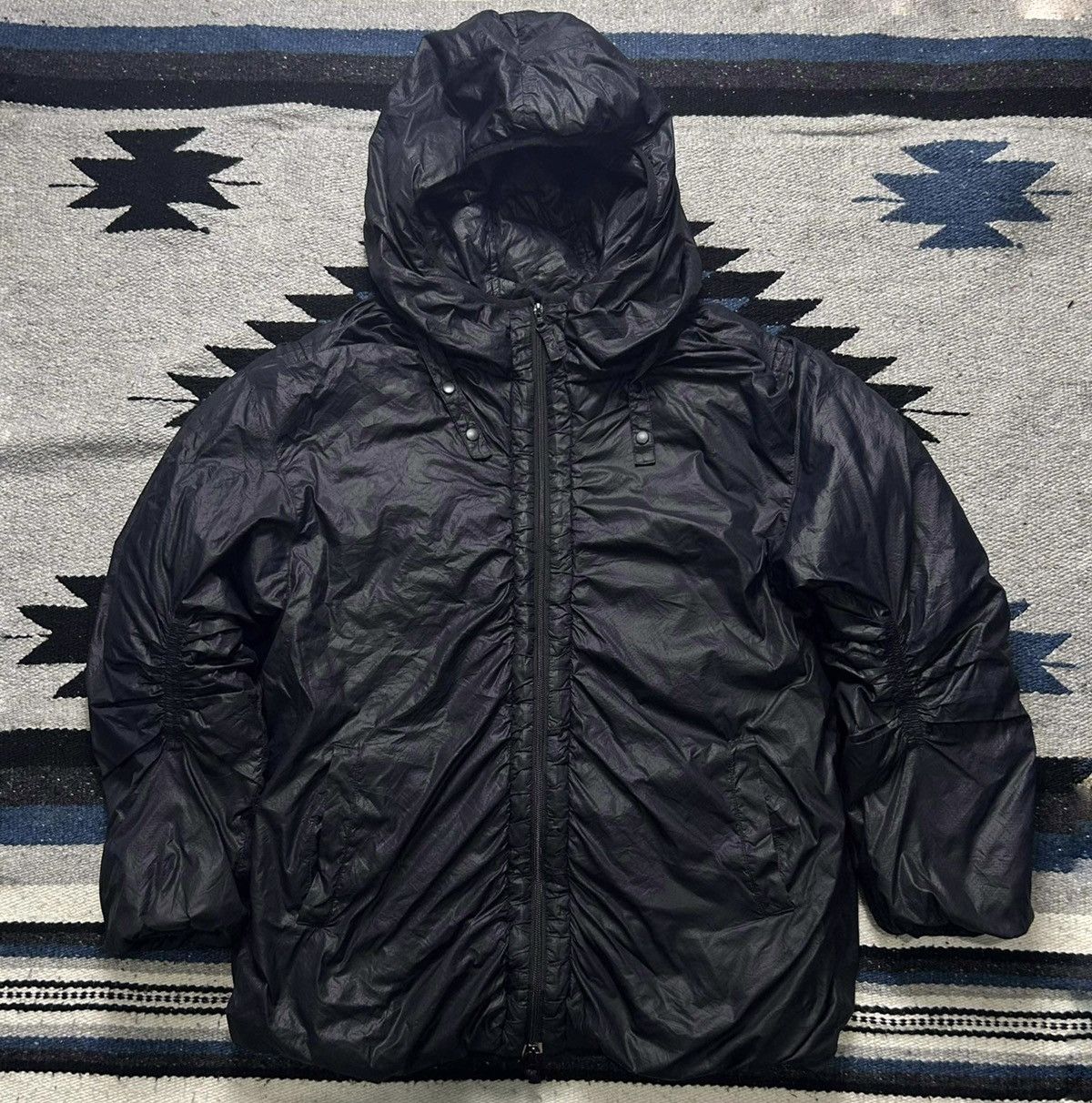 Final Home Final Home 1990s ripstop nylon hooded down jacket Size US M / EU 48-50 / 2 - 1 Thumbnail