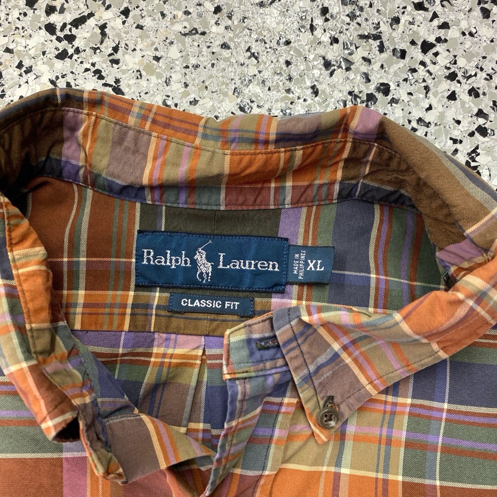 Polo Ralph Lauren VINTAGE Polo Ralph Lauren Plaid Button-Up Shirt XL Men Size US XL / EU 56 / 4 - 2 Thumbnail