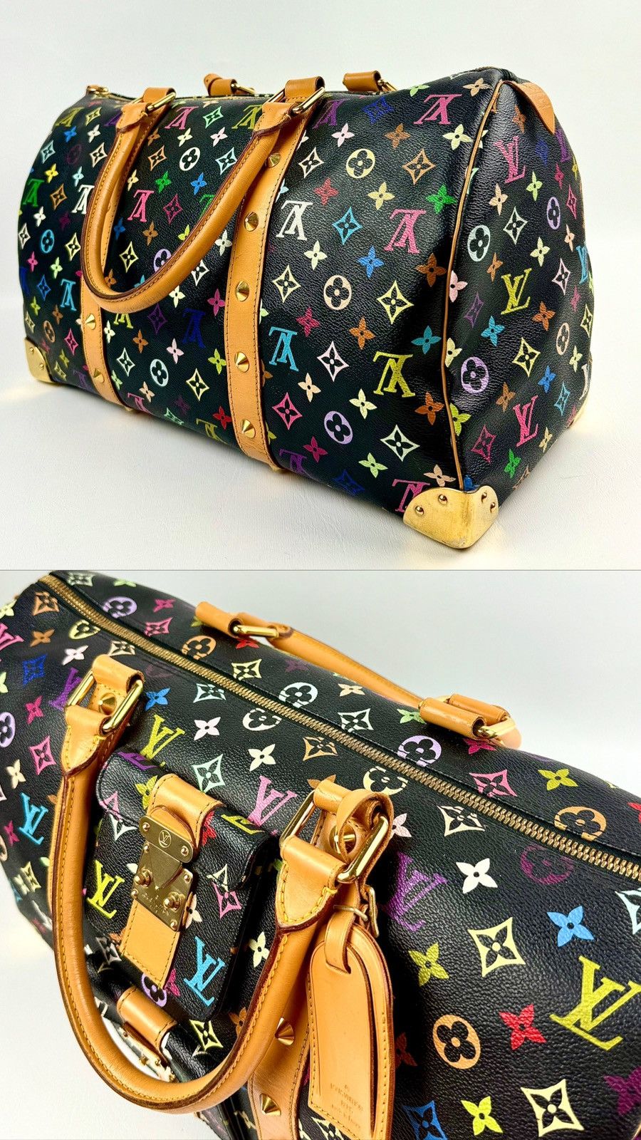 Louis Vuitton × Takashi Murakami Louis Vuitton - Murakami - F/W 03 - Multicolor - Keepall 45 Size ONE SIZE - 8 Thumbnail