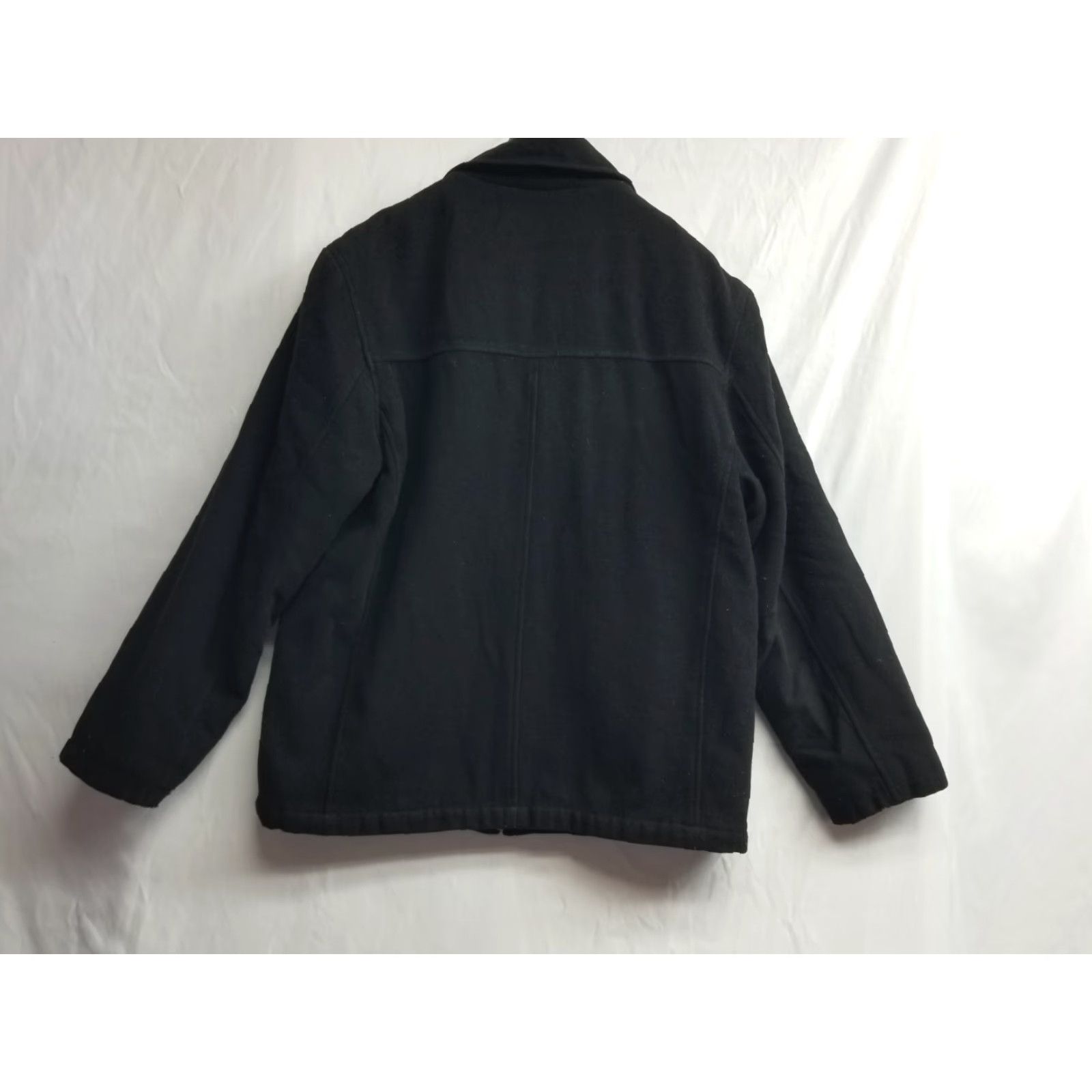 Dockers DOCKERS Pea Coat Insulated Premium Wool Black M Men Size Medium Size US M / EU 48-50 / 2 - 2 Thumbnail