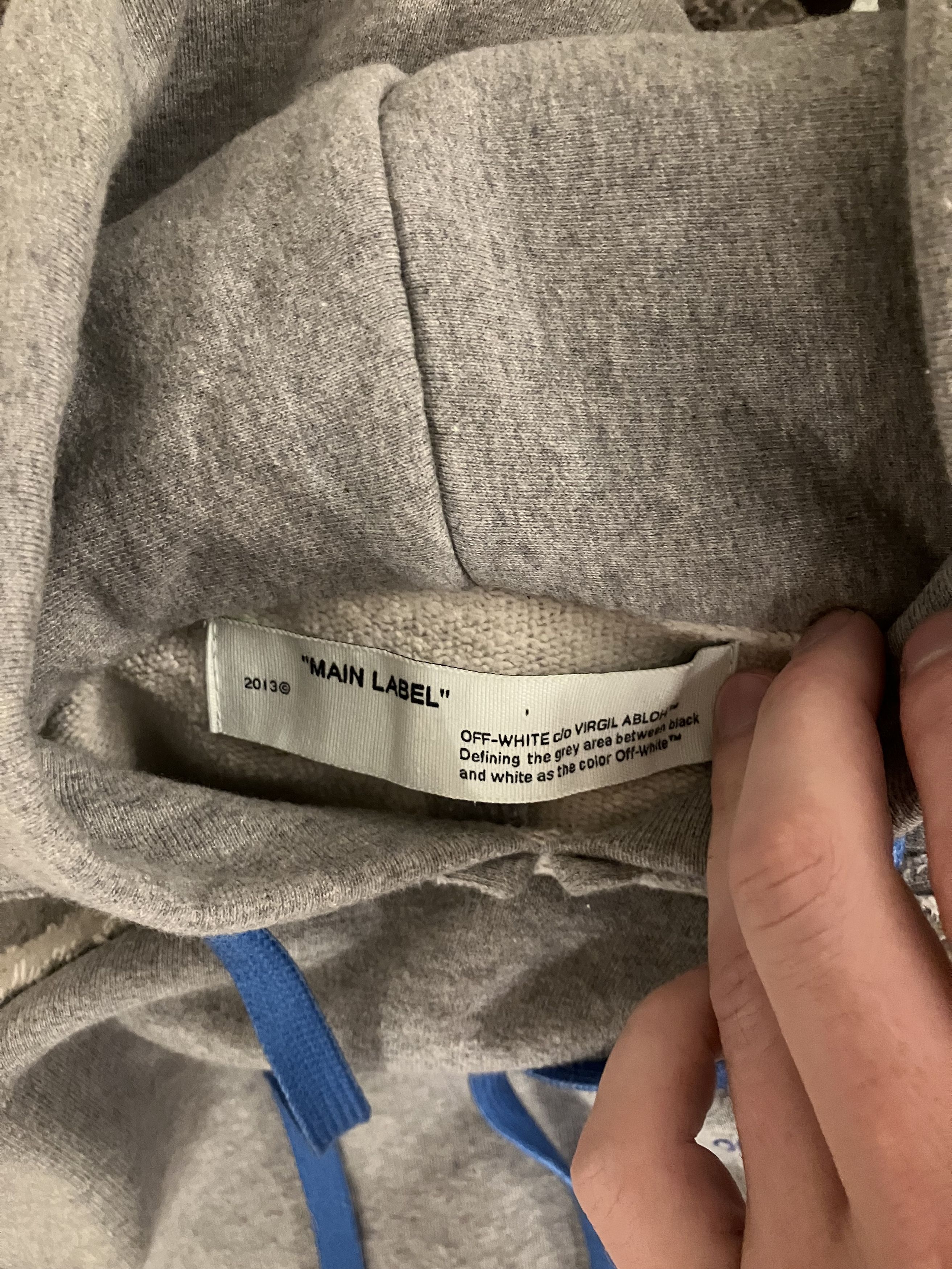 Off-White Off-White gradient arrow hoodie blue/grey Size US S / EU 44-46 / 1 - 6 Thumbnail