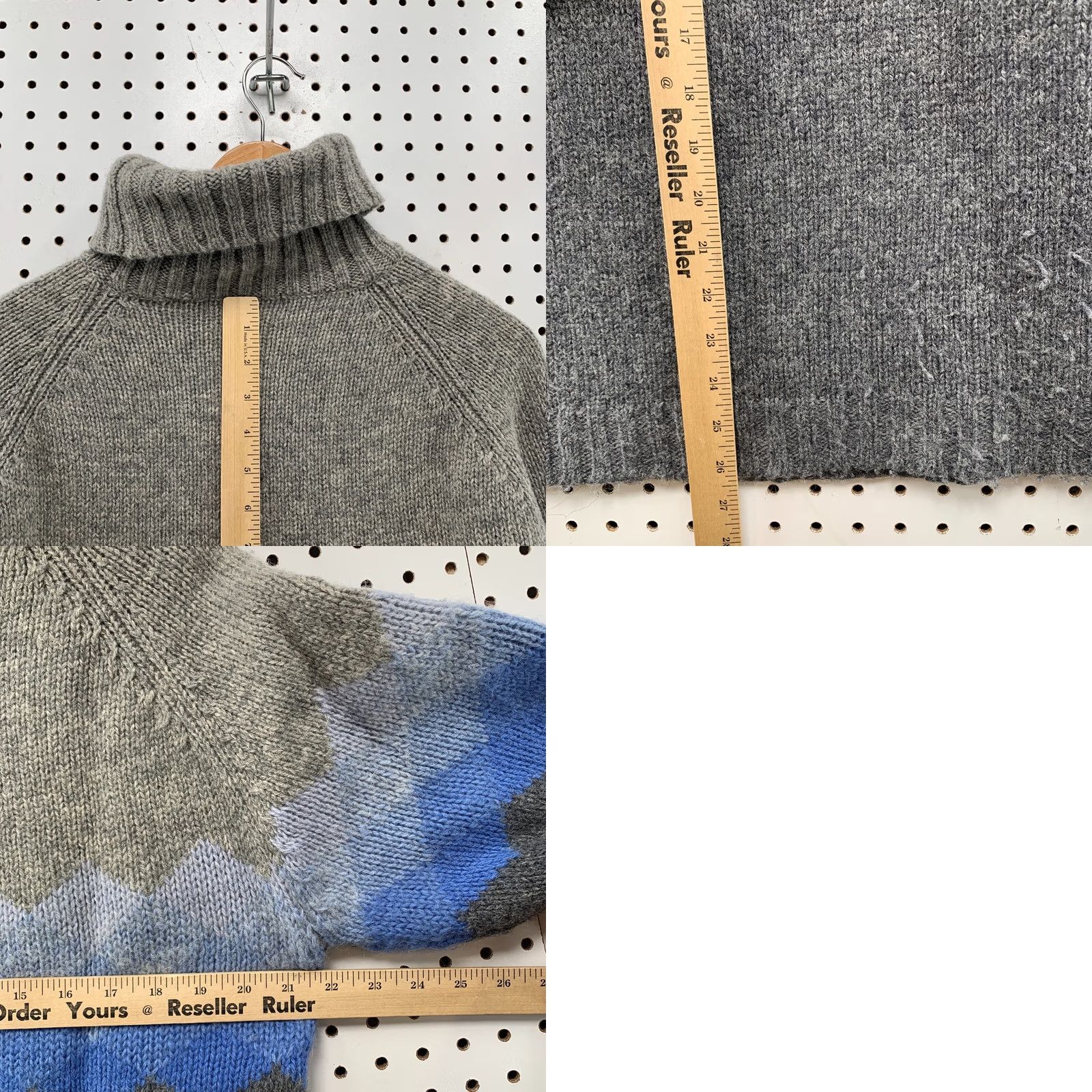 Vintage VINTAGE Paris Sports Club Sweater Womens Medium Gray Knit Wool Mohair 22x26.5 Size M / US 6-8 / IT 42-44 - 9 Thumbnail