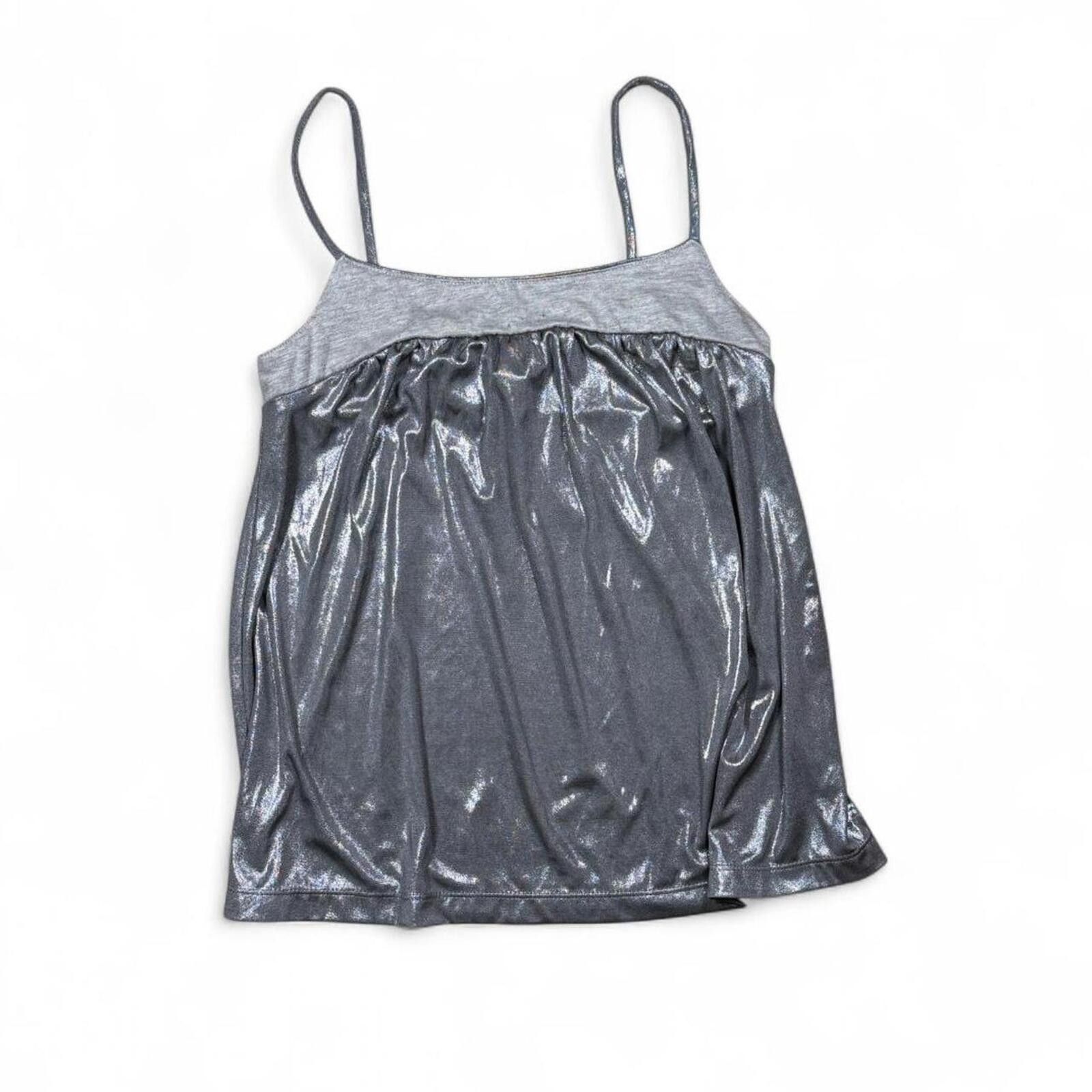 Other Fairy y2k vintage silver metallic tank top Size XS / US 0-2 / IT 36-38 - 1 Thumbnail