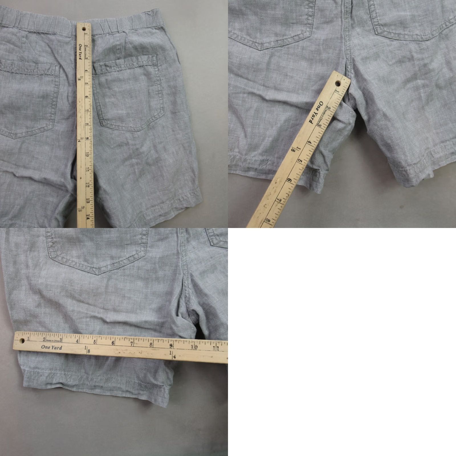 J. Jill J Jill Shorts 6 Gray Chino Lightweight Outdoors Pockets Casual Womens Size 28" / US 6 / IT 42 - 8 Thumbnail