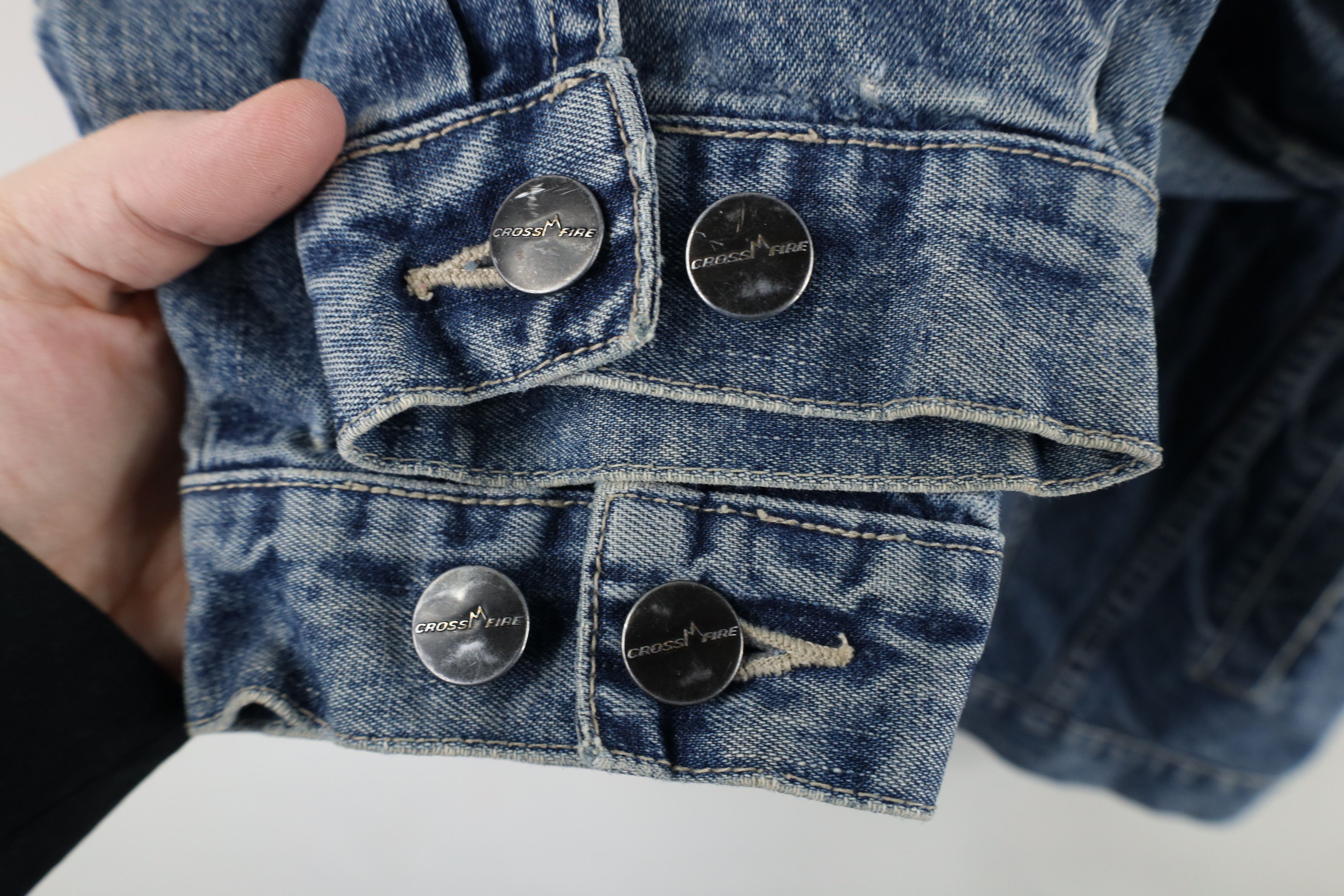 Vintage Vintage 90s Y2K Streetwear Denim Jean Trucker Jacket Blue Size US M / EU 48-50 / 2 - 4 Thumbnail