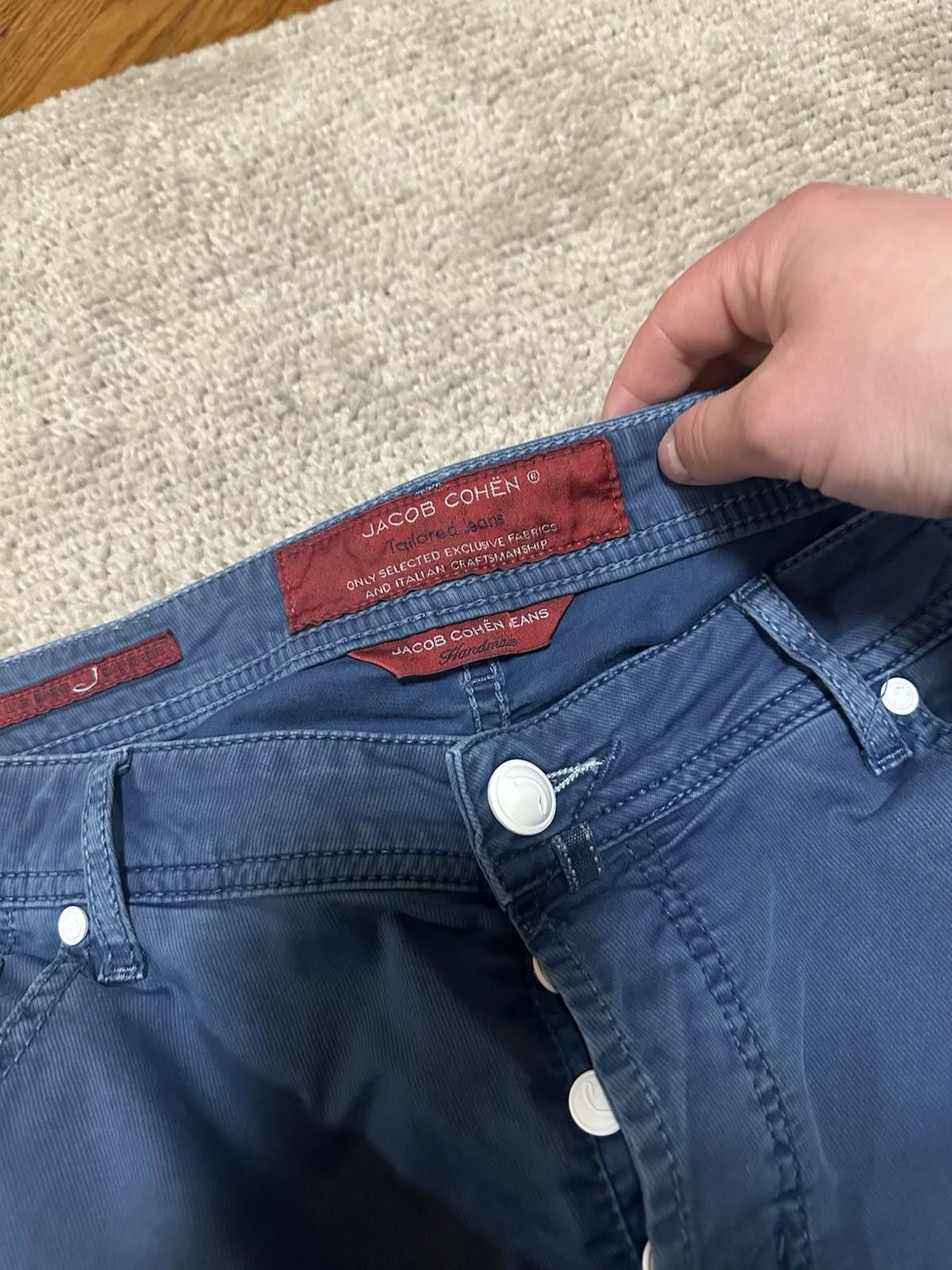 Jacob Cohen JACOB COHEN COMF Teal Luxury Denim Tailored Jeans Size 38 Size US 38 / EU 54 - 4 Thumbnail
