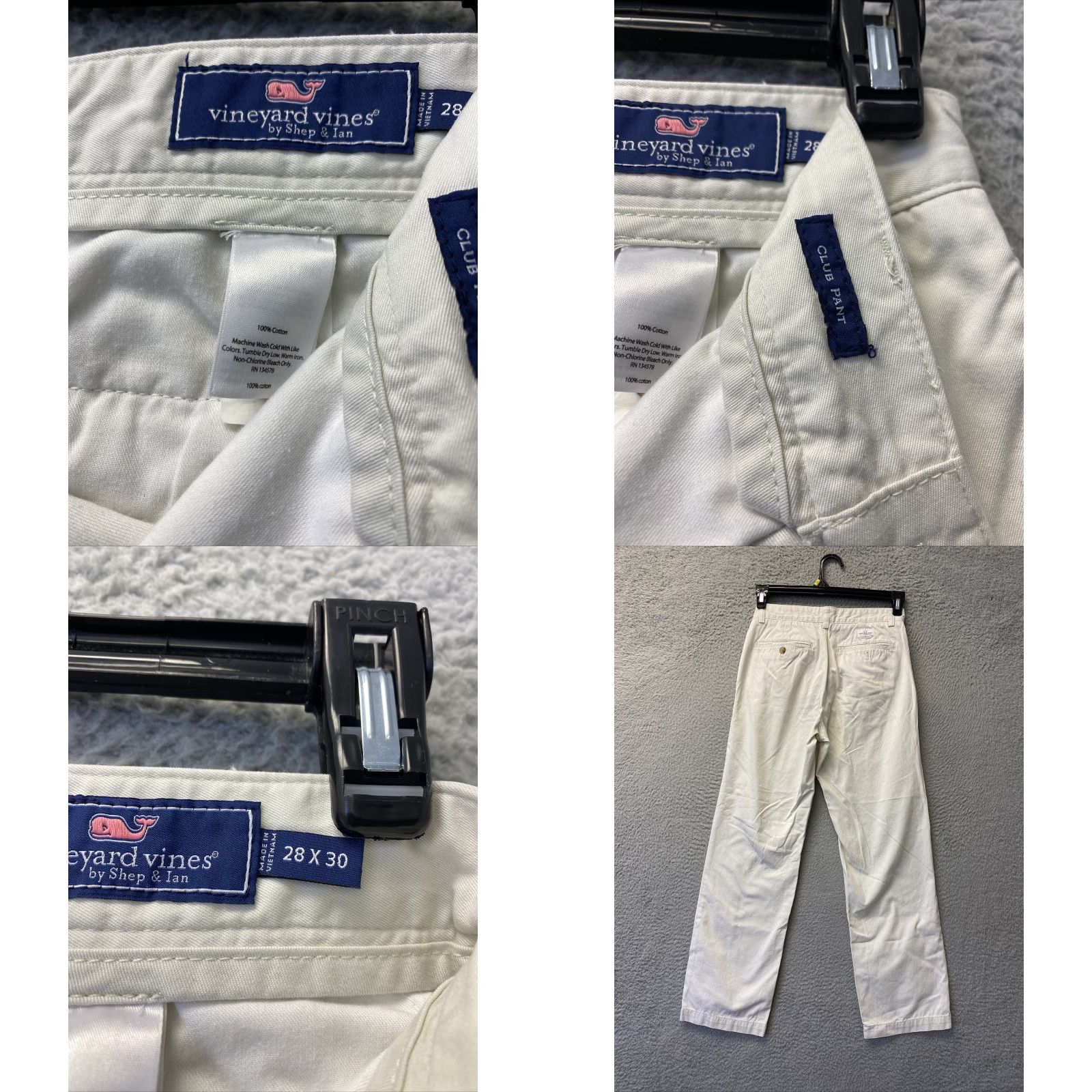 Vineyard Vines VINEYARD VINES Chino Pants Mens 28X30 Beige Regular Fit Lightweight Size US 28 / EU 44 - 8 Thumbnail