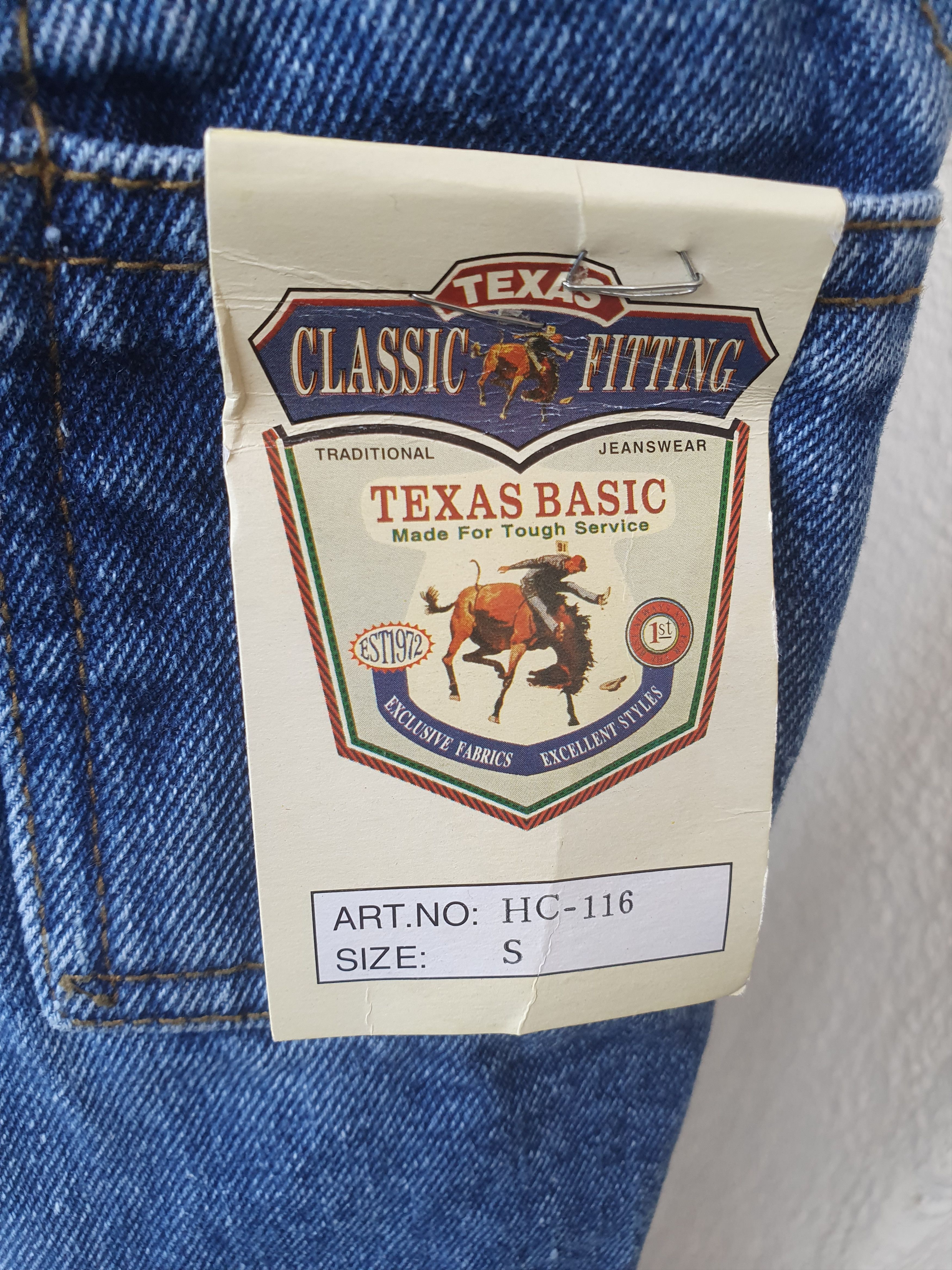 Vintage Texas Basic Authentic Jeanswear Vintage Denim Overall sz S Size US 29 - 3 Thumbnail
