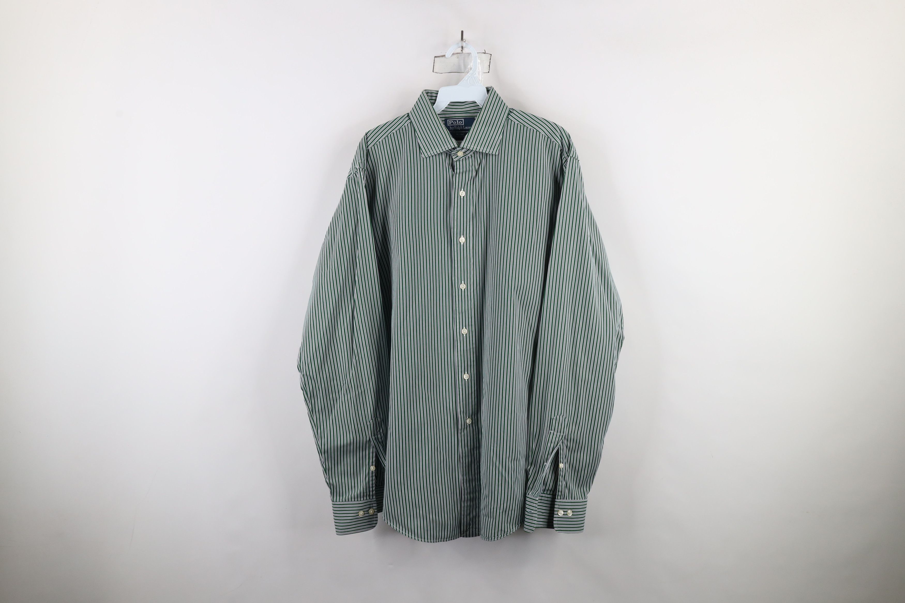 Ralph Lauren × Vintage Vintage Ralph Lauren Regent Classic Fit Striped Button Shirt Size US M / EU 48-50 / 2 - 1 Thumbnail