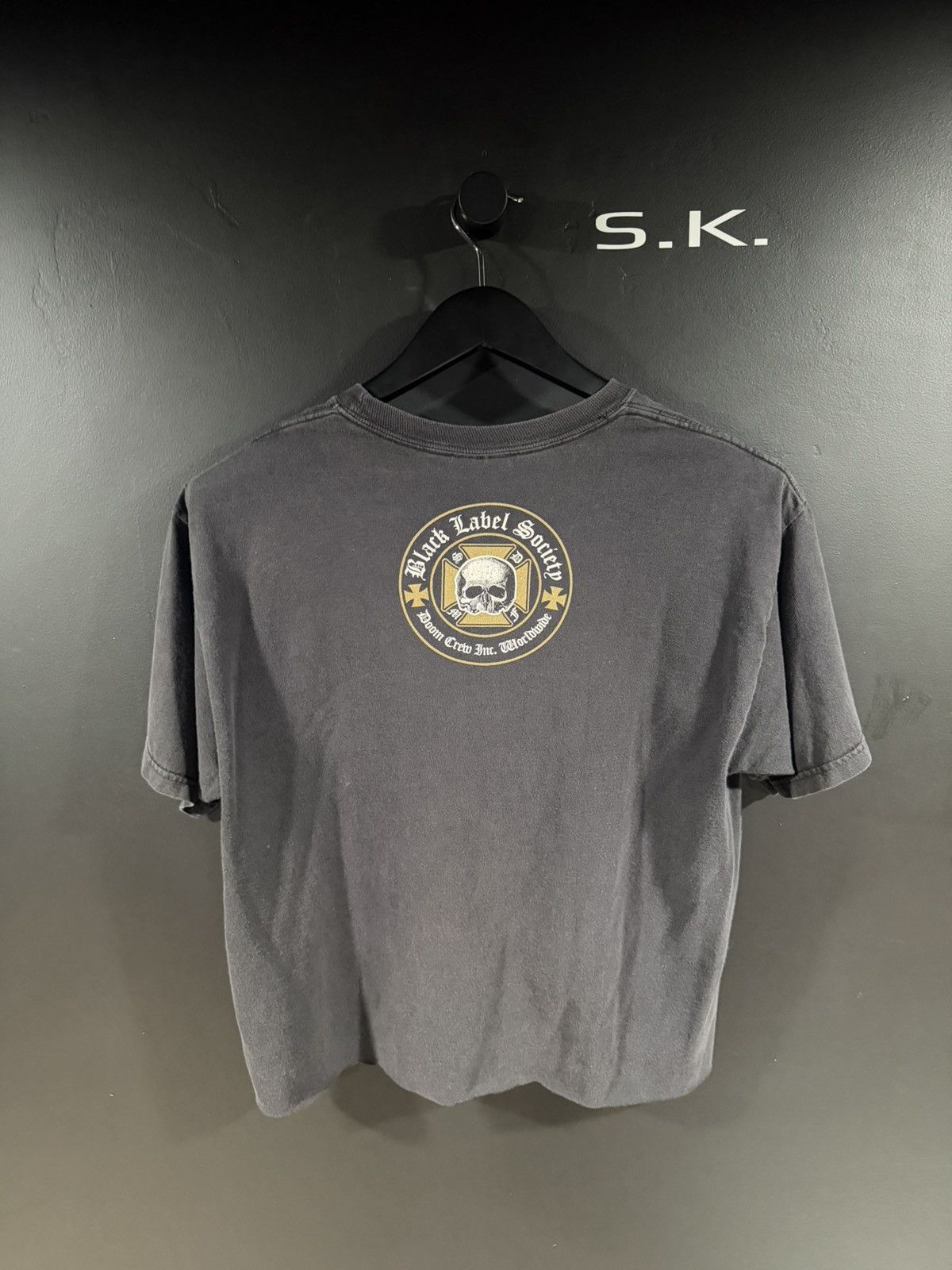 Band Tees 2009 Vintage Black Label Society Cropped Faded Band Tee M Size US M / EU 48-50 / 2 - 6 Thumbnail
