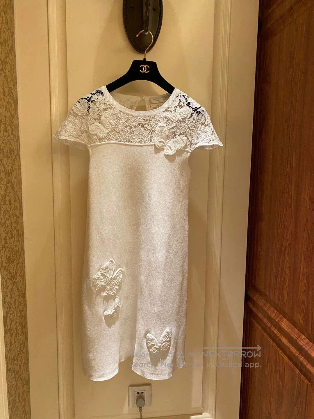 Valentino Valentino Butterfly Embroidery Dress S. Size US 36 / EU 52 - 1 Thumbnail