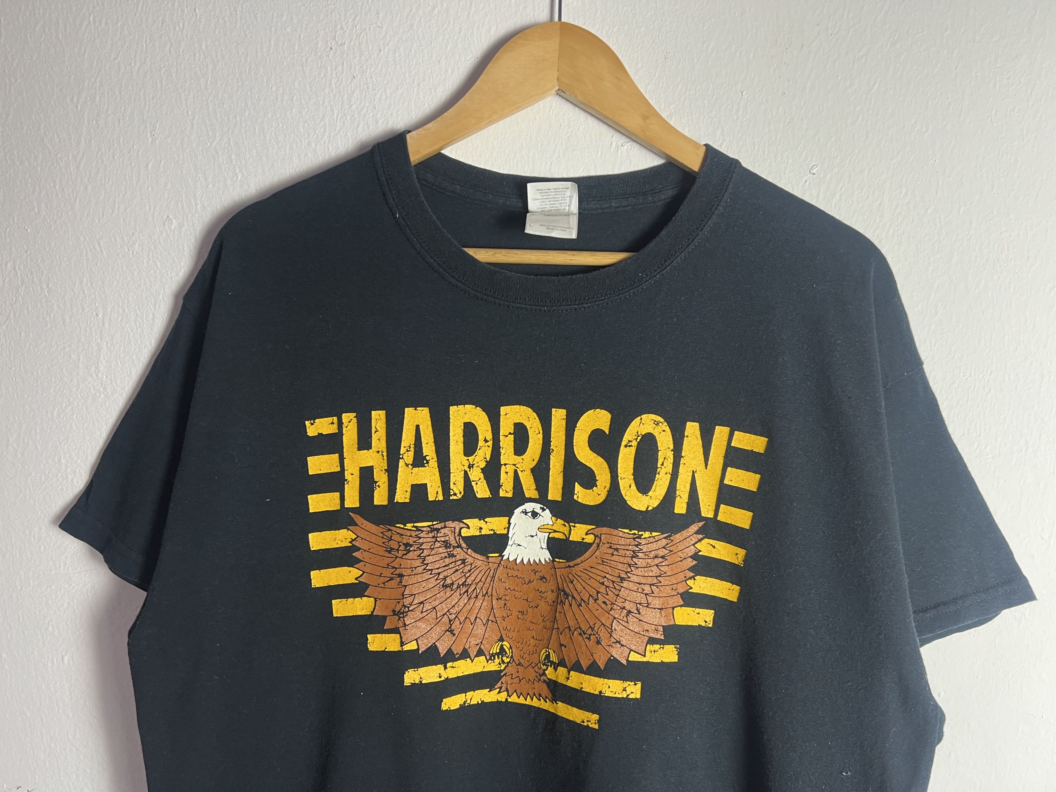 Japanese Brand George Harrison Eagle Graphic Tee Size US L / EU 52-54 / 3 - 3 Thumbnail
